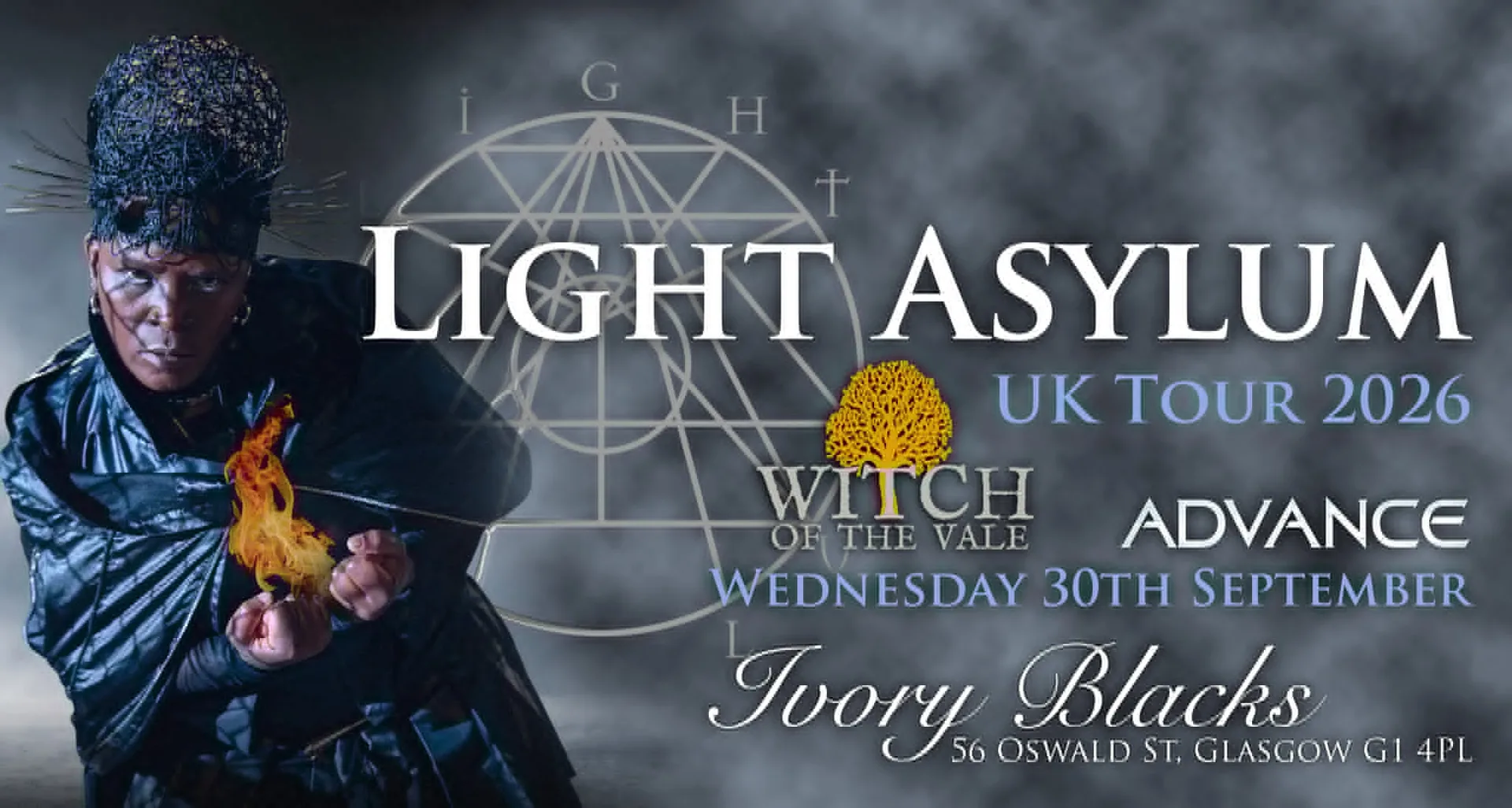 LIGHT ASYLUM (US) + Witch of the Vale & Advance