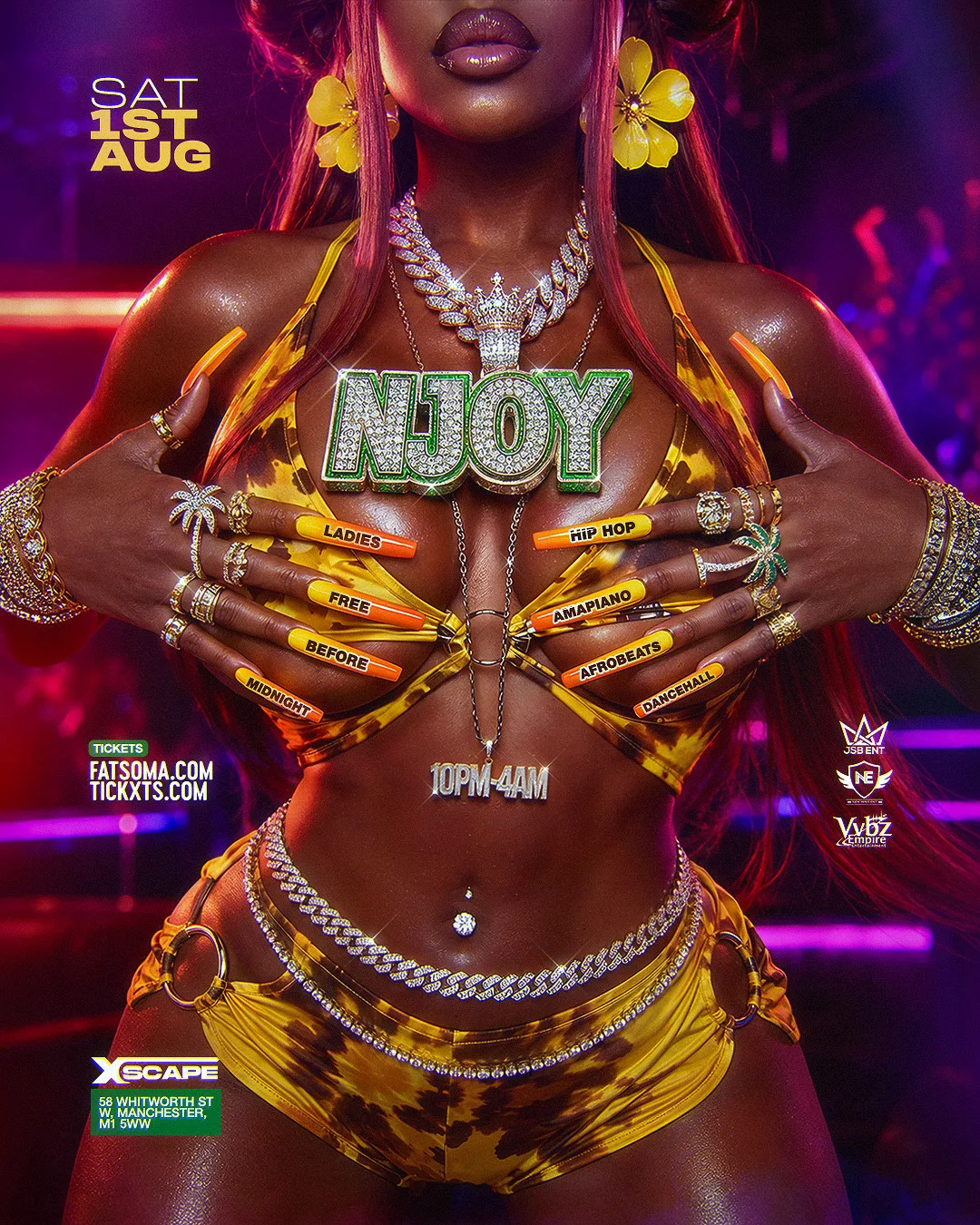 NJOY - HipHop / RnB / House / Afrobeats / Amapiano / Dancehall at Xscape Manchester