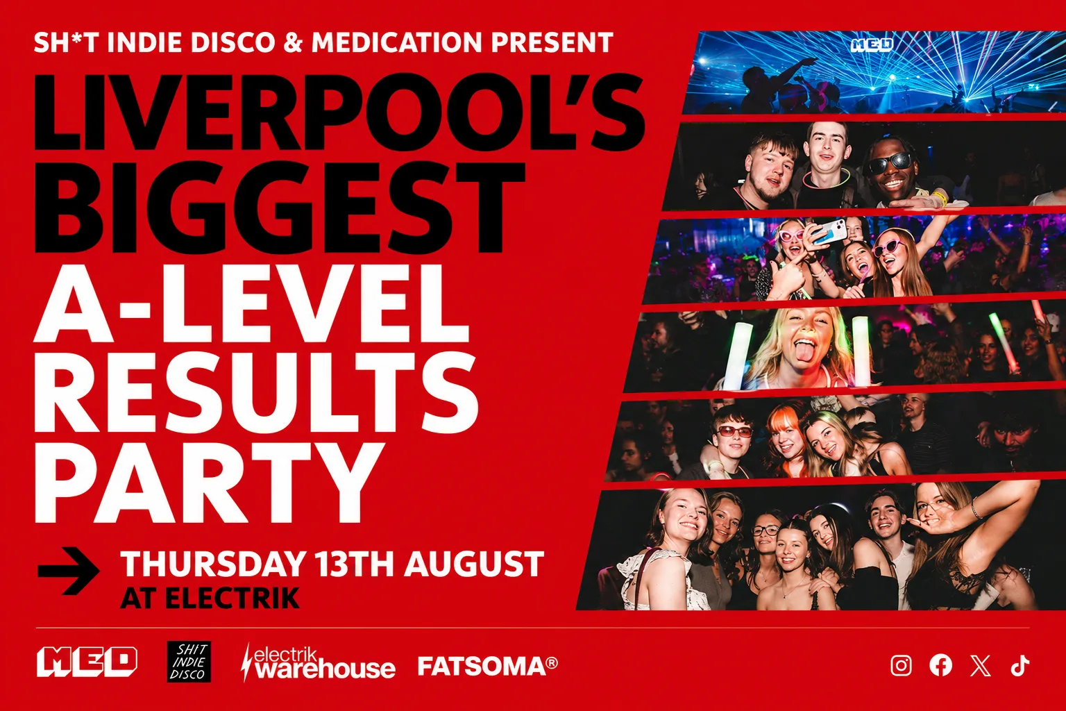 shindie x med - a level results party