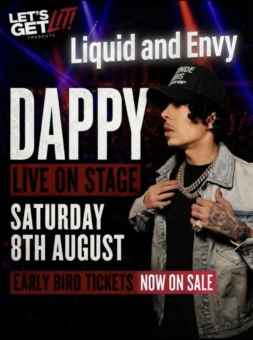 DAPPY PERFORMING LIVE ON STAGE! at Liquid & Envy Oldham