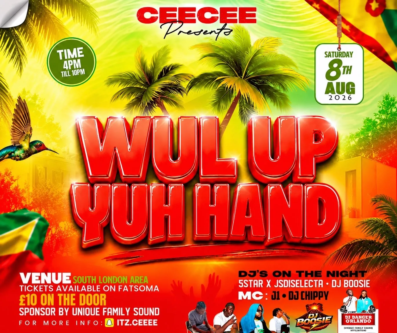 WUL UP YUH HAND
