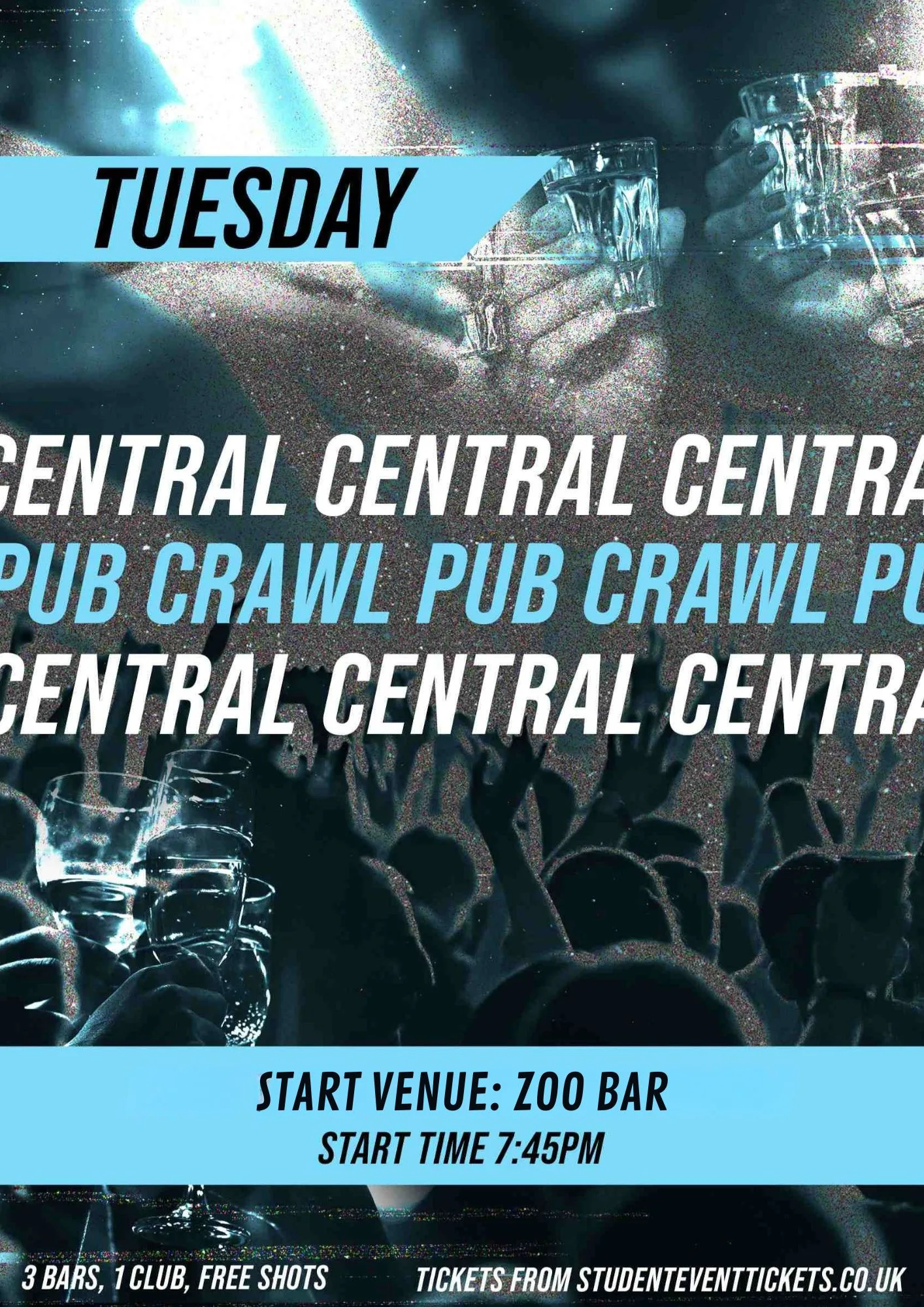 CENTRAL LONDON PUB CRAWL TUESDAY 8TH SEPTEMBER at Zoo Bar & Club
