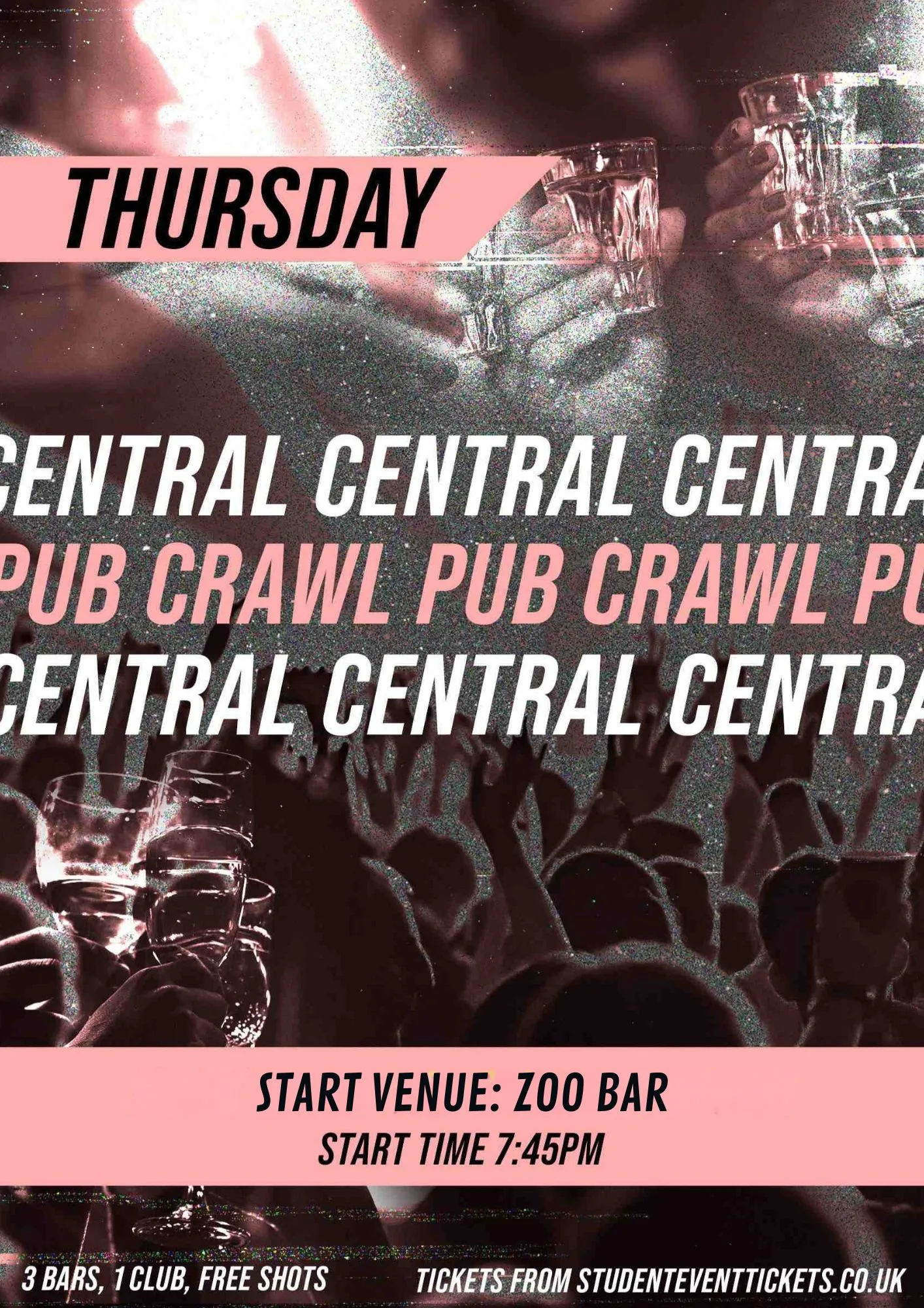 CENTRAL LONDON PUB CRAWL THURSDAY 3RD SEPTEMBER
