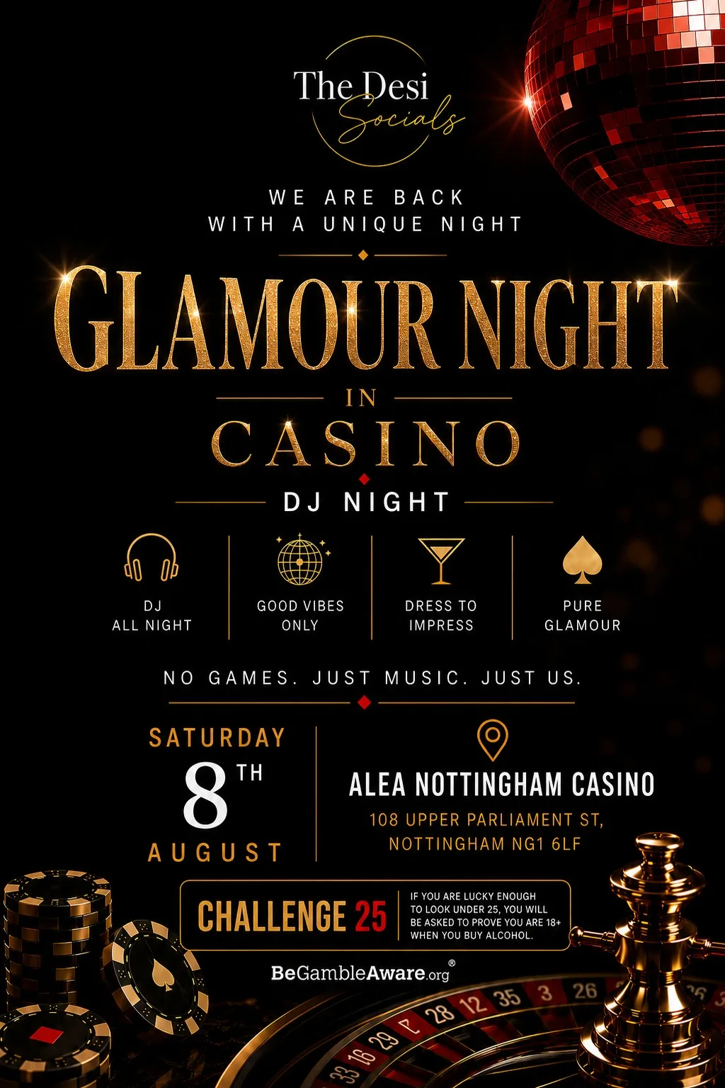 Bollywood Casino DJ Party: Desi Royale | Nottingham