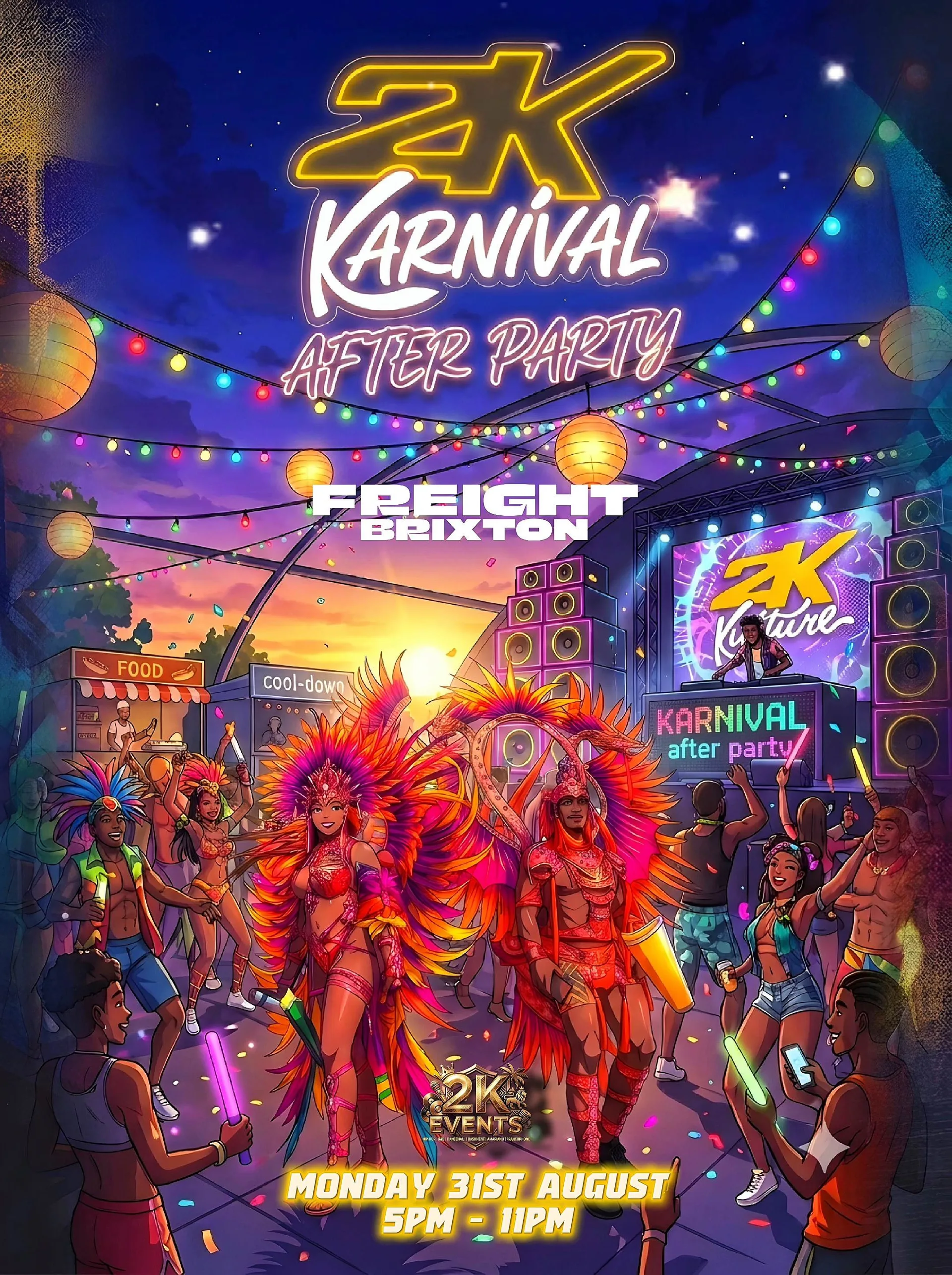 KULTURE 2K (FRIEGHT BRIXTON) KARNIVAL AFTER PARTY - LONDON at Freight Brixton