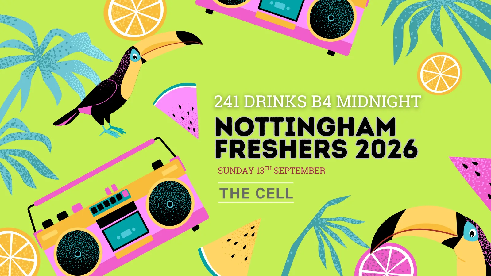 NTU FRESHERS MOVING IN PARTY! FREE ENTRY + 241 DRINKS BEFORE MIDNIGHT! -