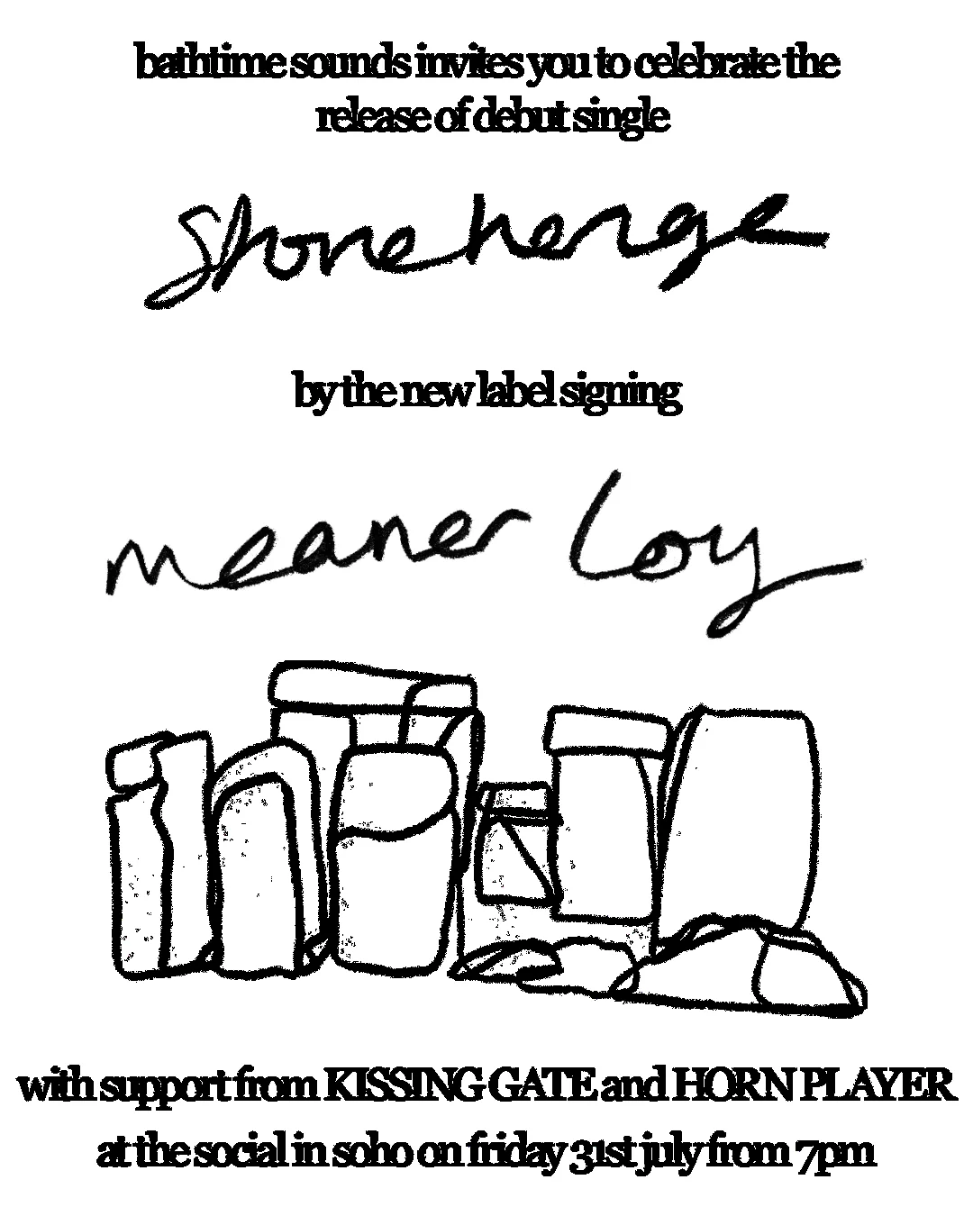 Meaner Loy ‘Stonehenge’ Single Launch at The Social