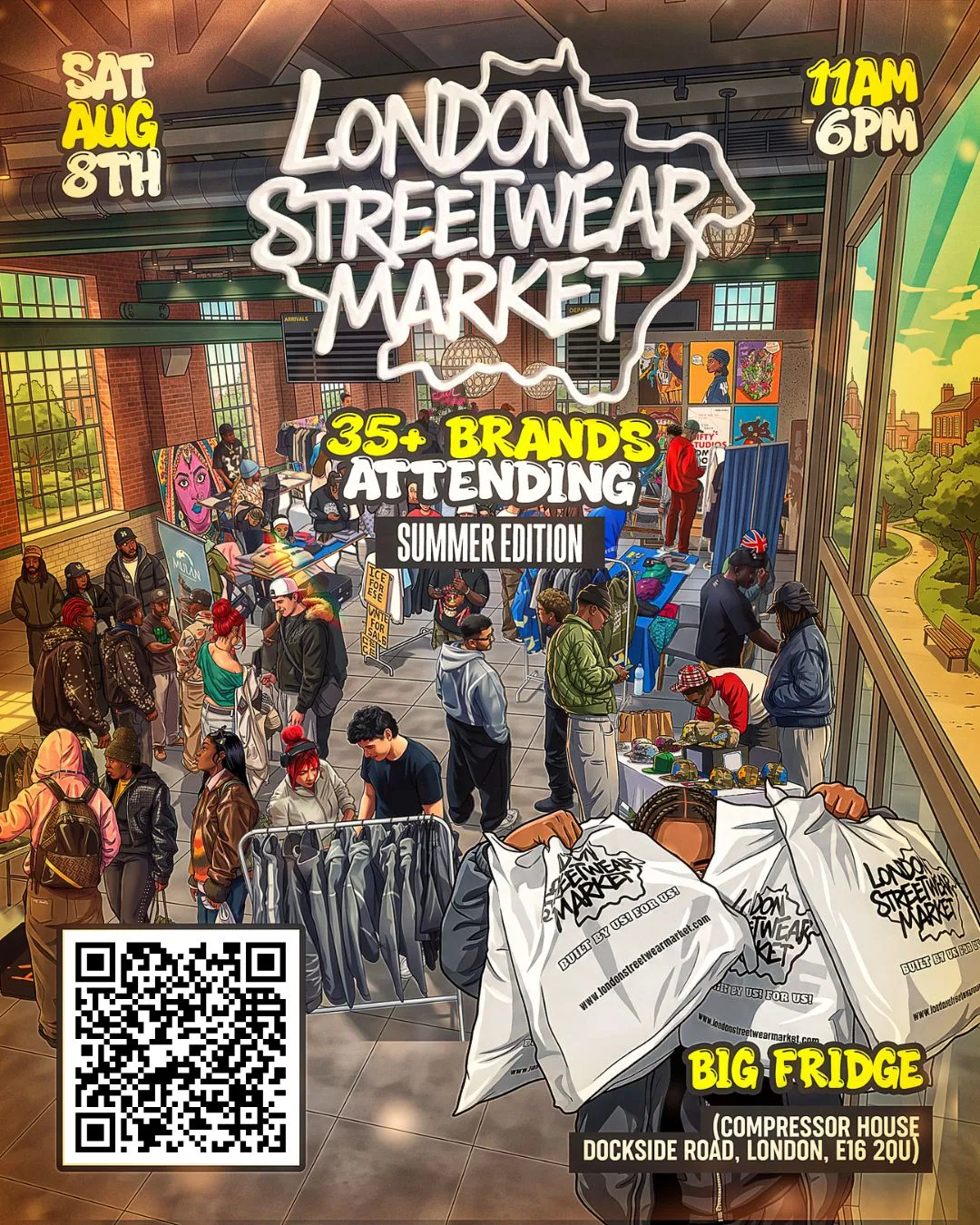 London Streetwear Market - Summer 2026 at Big Fridge