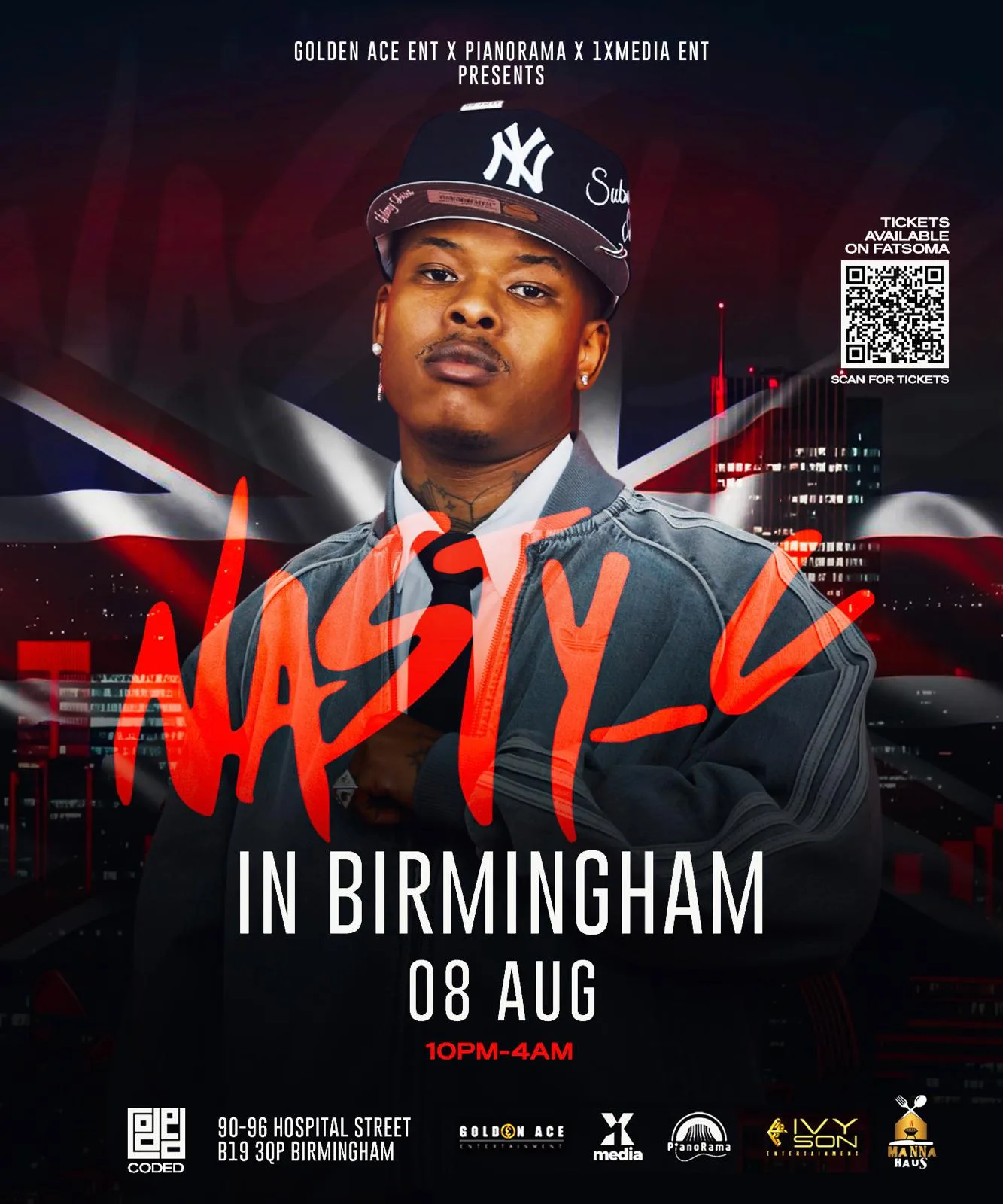 Nasty C Performing Live at Coded Birmingham