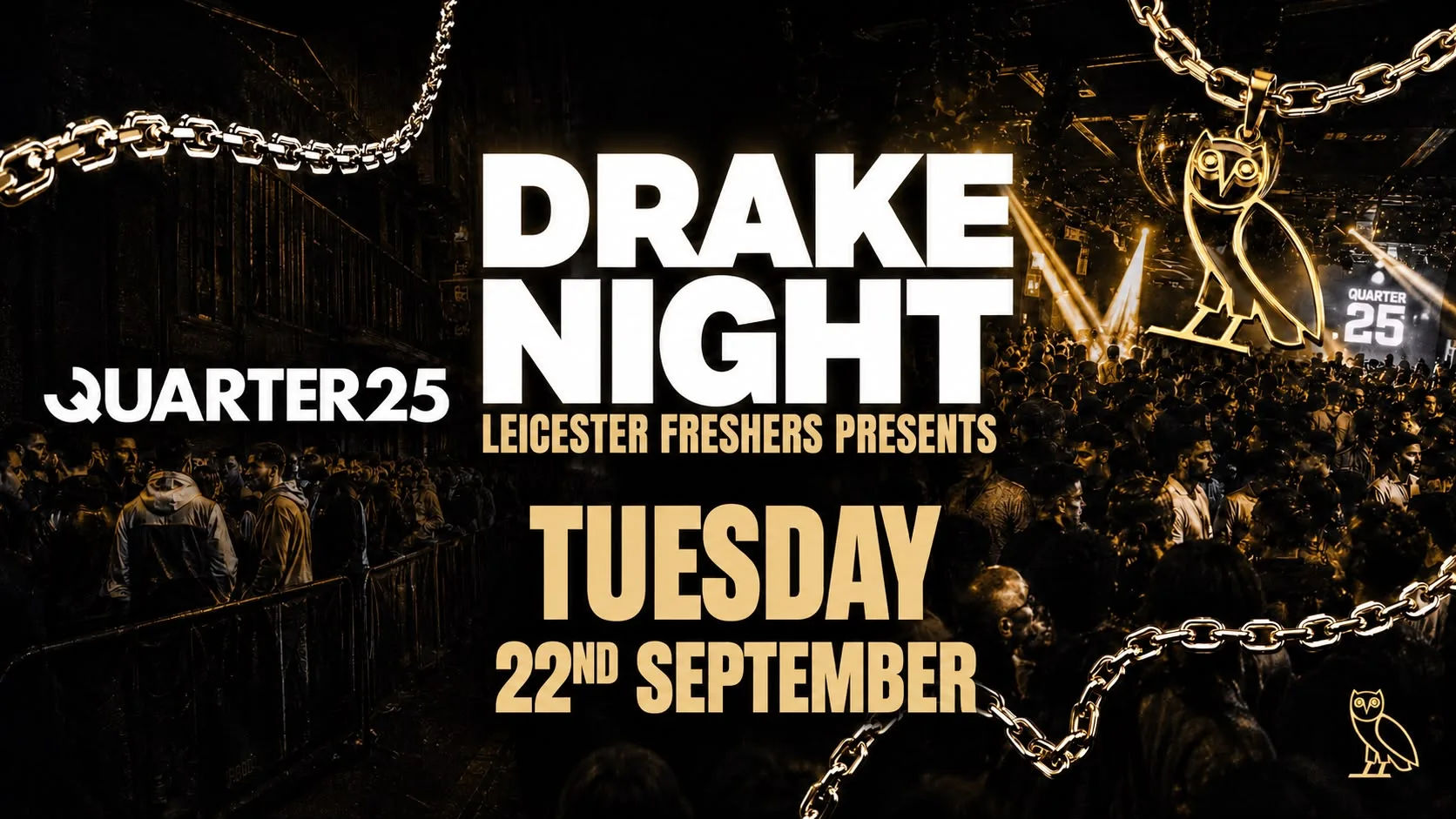 Drake Night 🇨🇦 | Tuesday 22nd September [Tickets Now On Sale] at Quarter 25