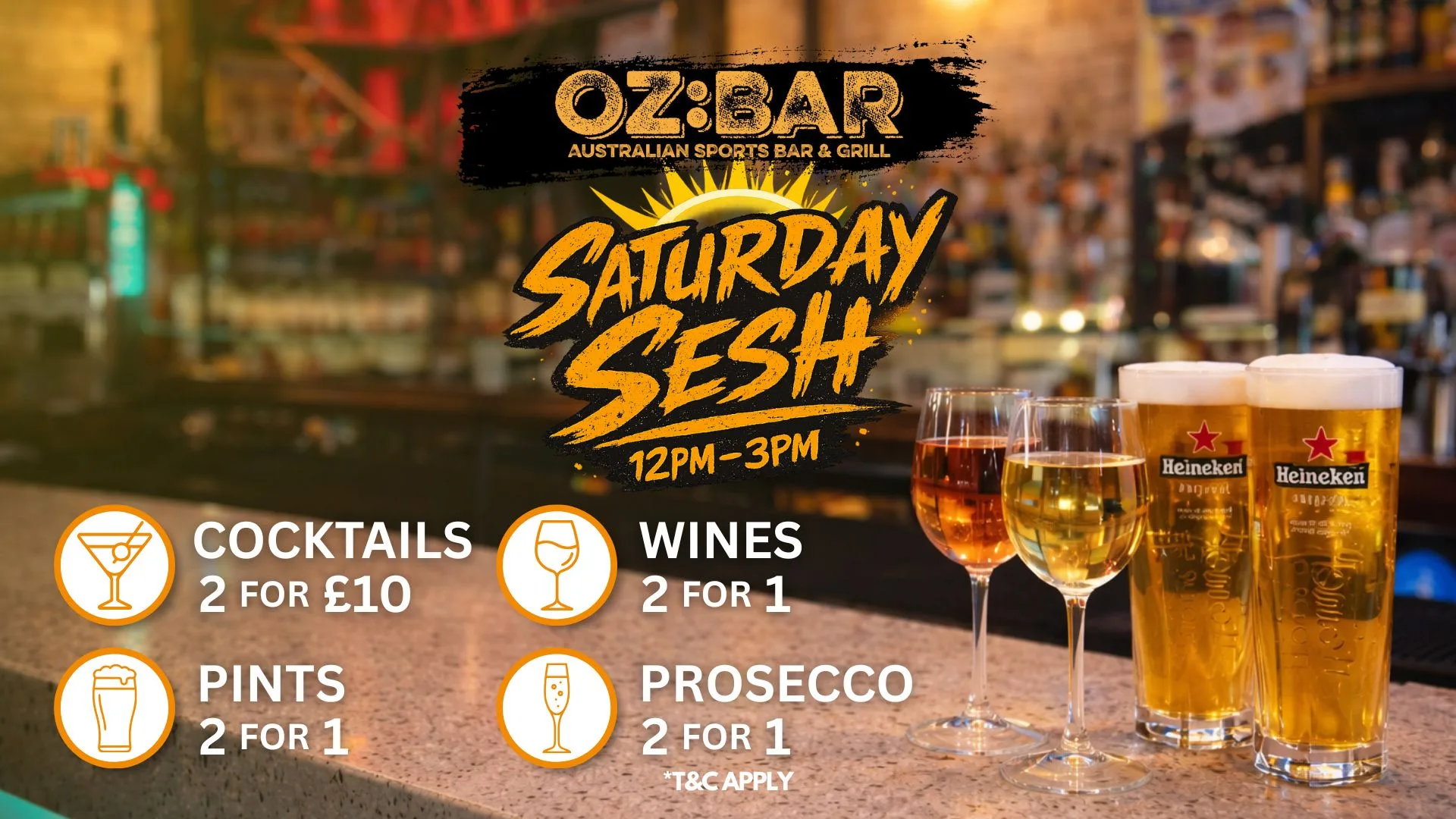SATURDAY SESH | OZ:BAR | 22.08.26