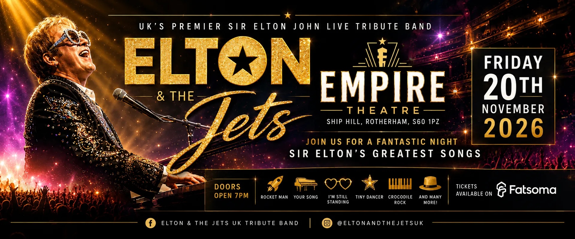 Elton & The Jets - The UK's No1 Elton John Tribute Band
