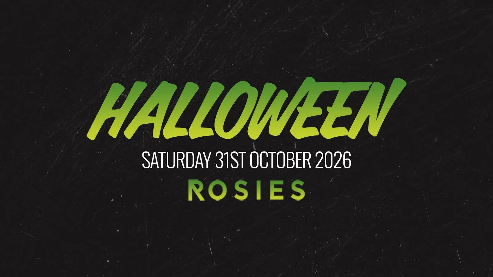 [EARLYBIRD] HALLOWEEN26