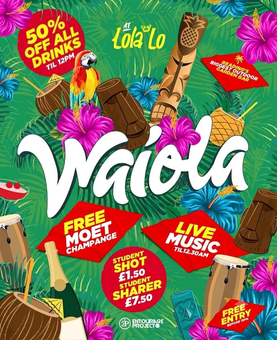 WAIOLA🌴 READING FESTIVAL AFTERPARTY 🍹