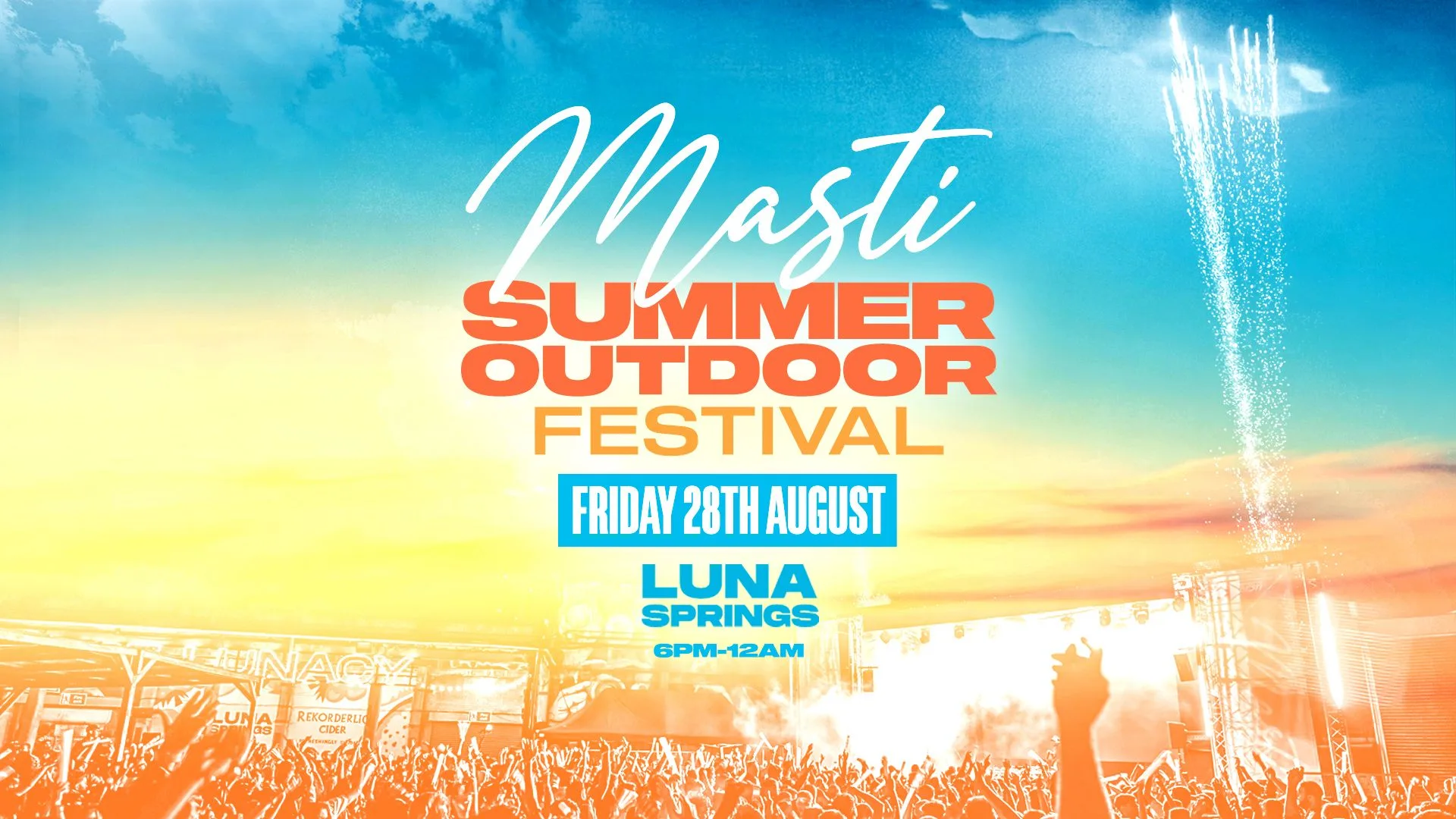 Masti - Outdoor Bollywood Special - Luna Springs Birmingham [TICKETS SELLING FAST!] at Luna Springs - Digbeth