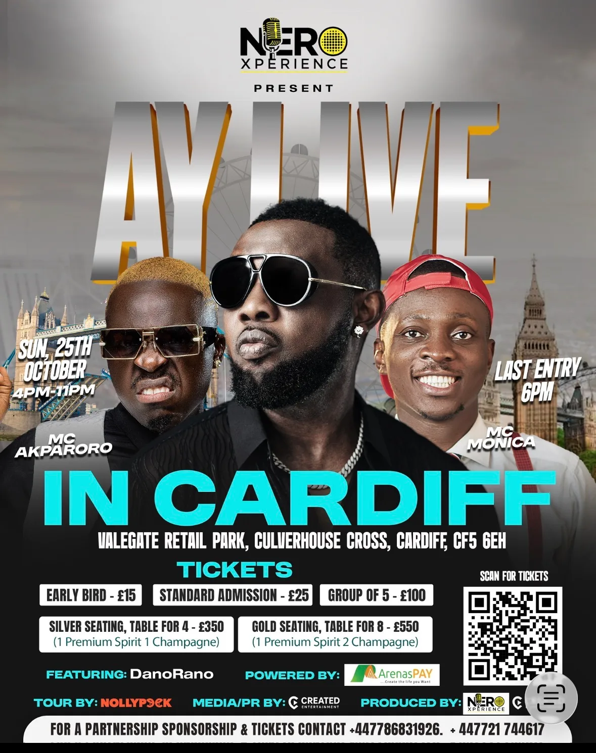 AY COMEDY LIVE IN CARDIF at VALEGATE RETAIL PARK