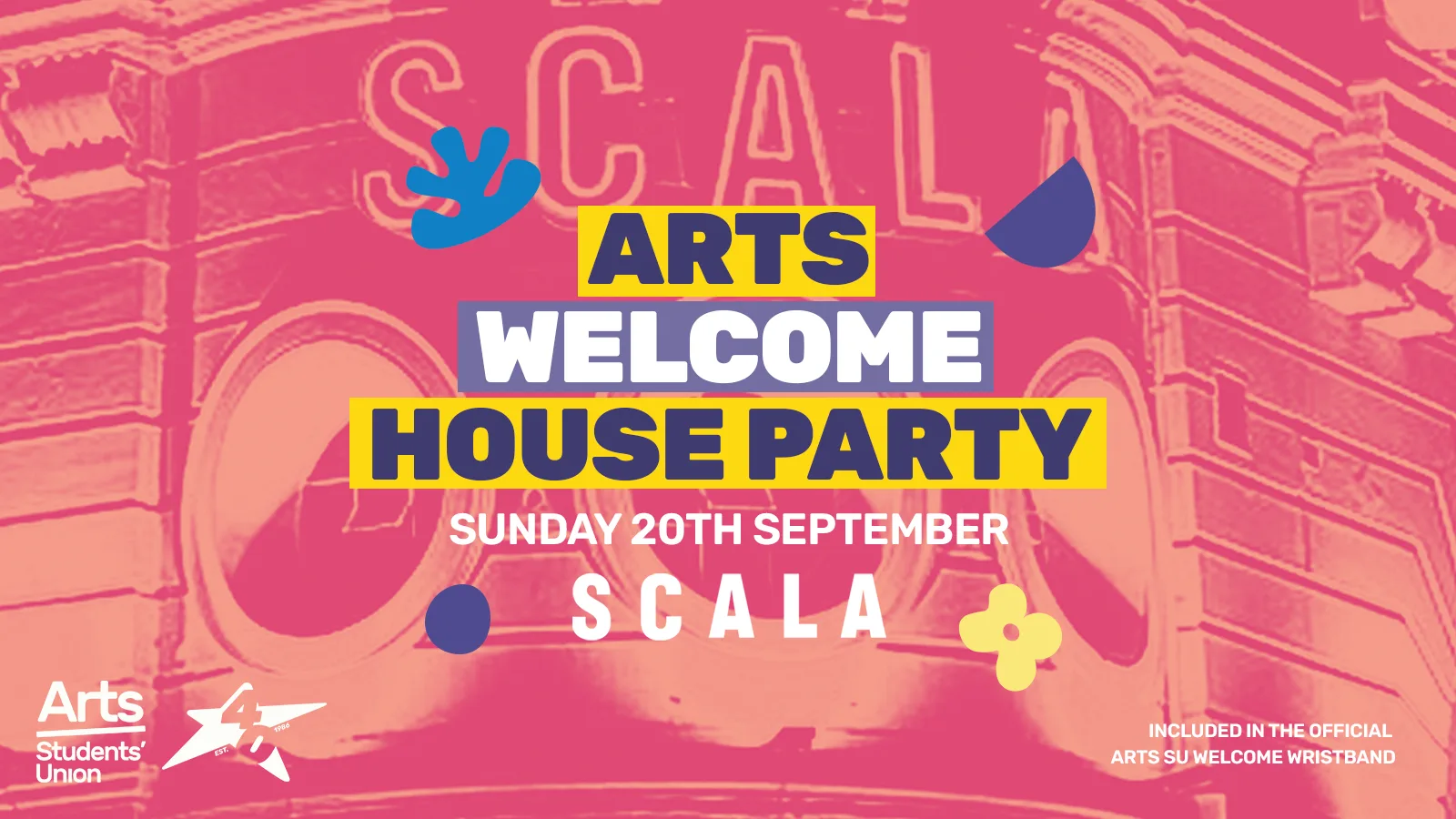 Arts Welcome House Party at Scala London 2026 at Scala