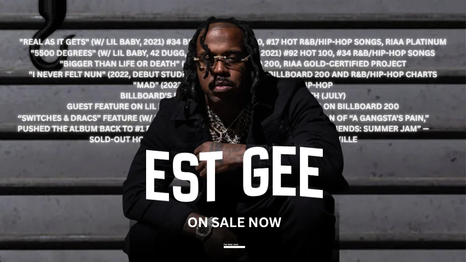 EST GEE - LONDON - BIGGER THAN THE DEVIL TOUR