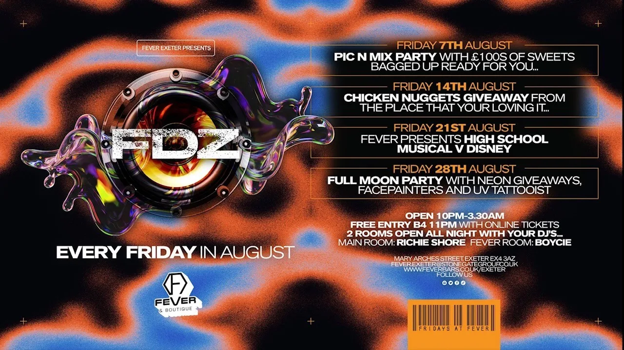 FRI: Pic n Mix at Fever - Exeter