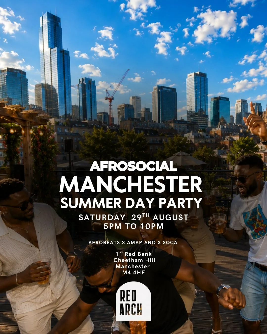 Manchester Summer Day Party at Red Arch