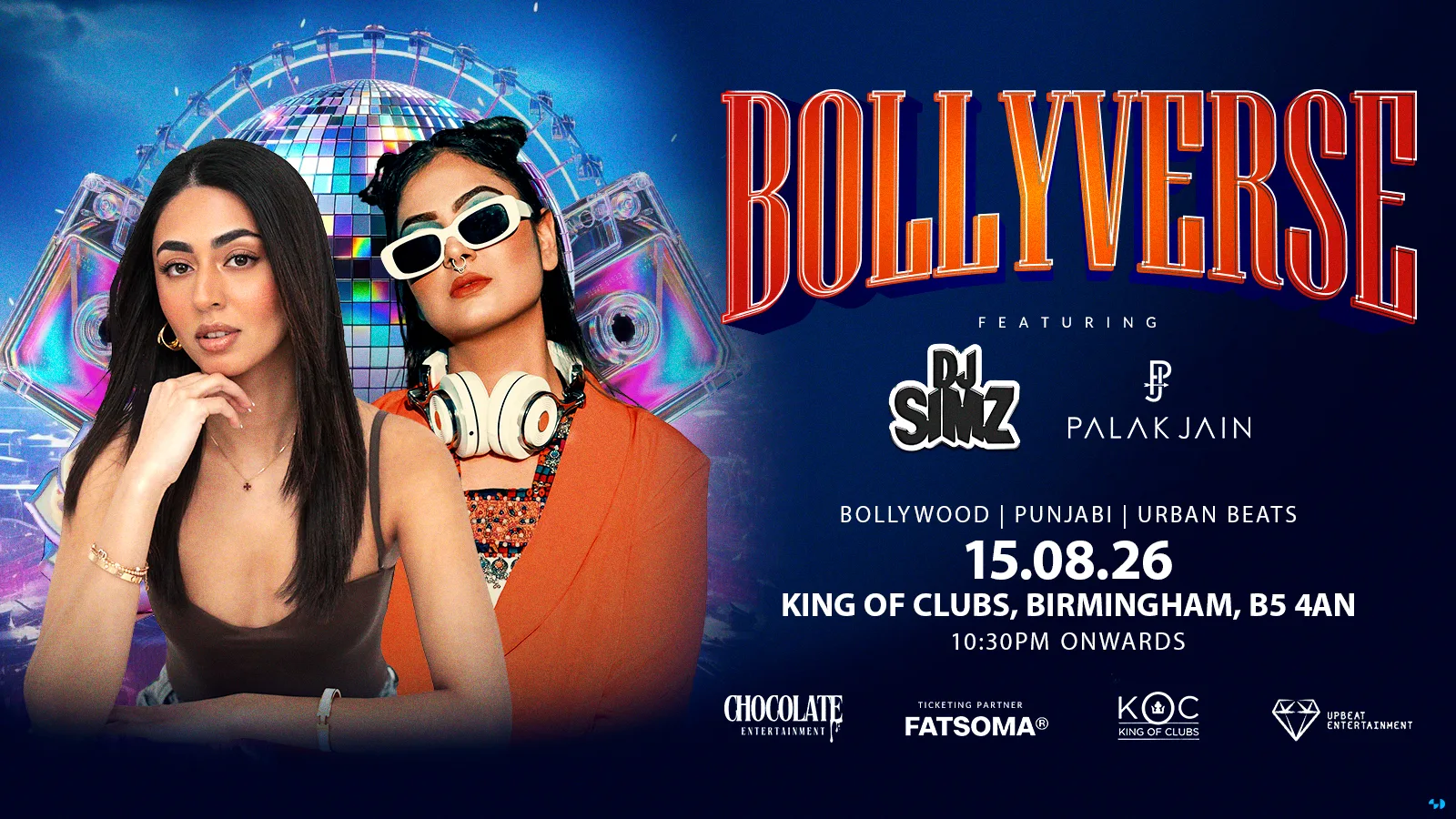 BOLLYVERSE - Bollywood/Punjabi Night in Birmingham - 15 August at King of clubs