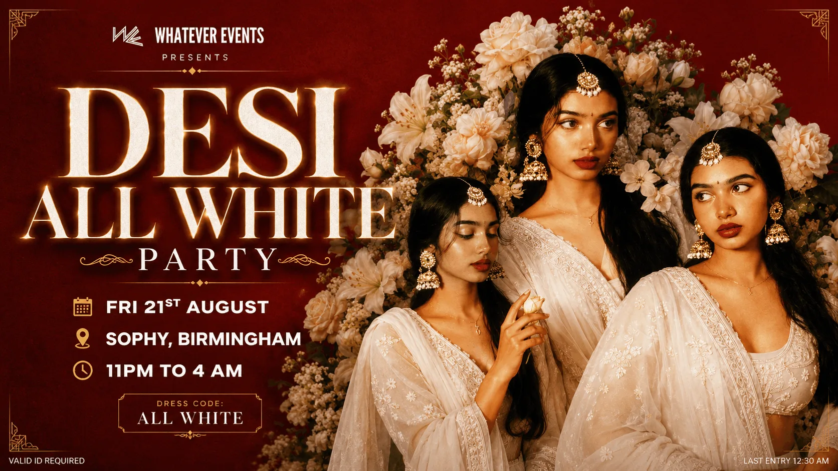 DESI ALL WHITE PARTY | SOPHY BIRMINGHAM at Sophy - Digbeth