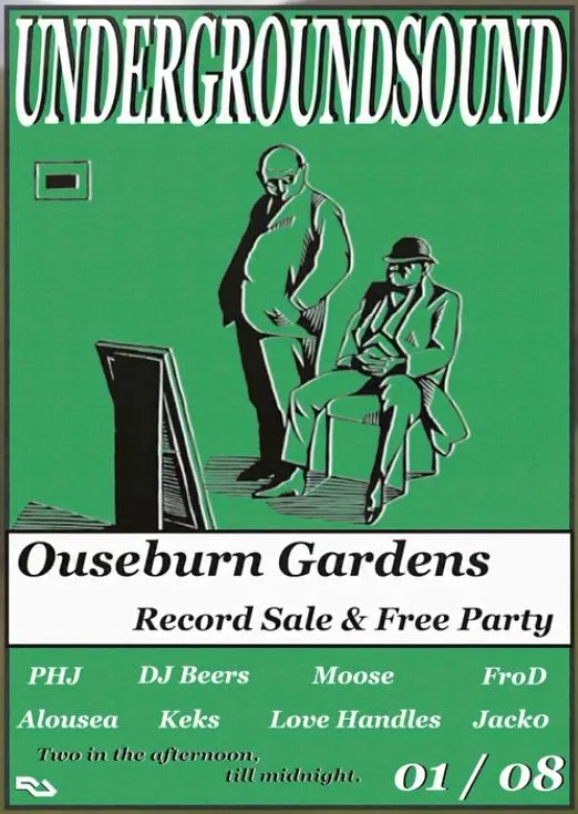 UNDERGROUND SOUND: Record Sale & Free Party at Ouseburn Garden
