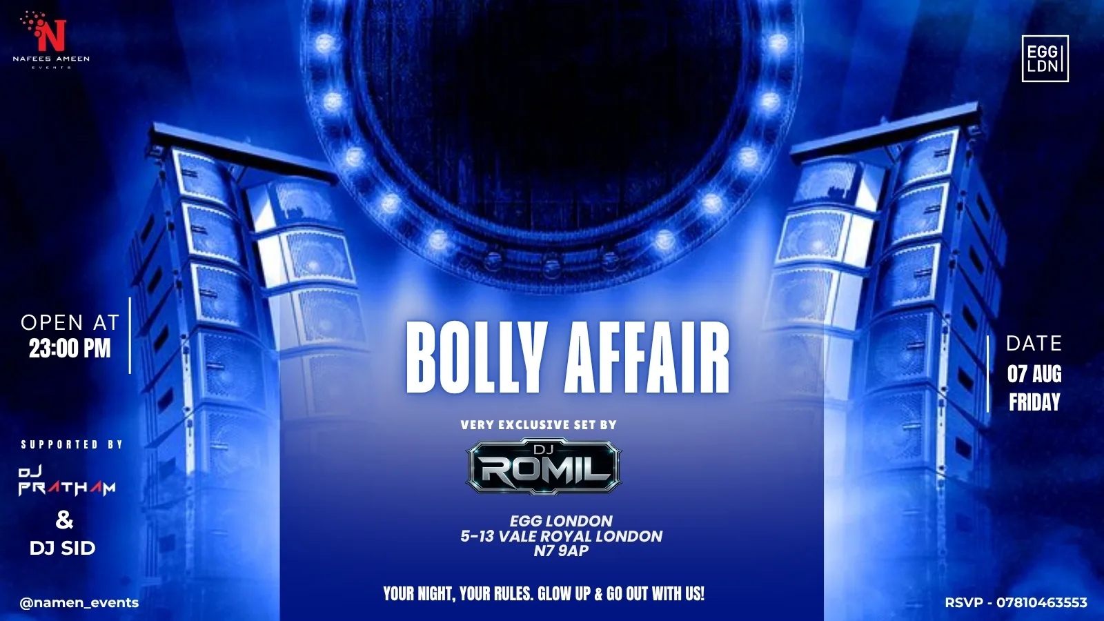 🔥 BOLLY AFFAIR - ECXLUSIVE SET BY DJ ROMIL at Egg London Nightclub