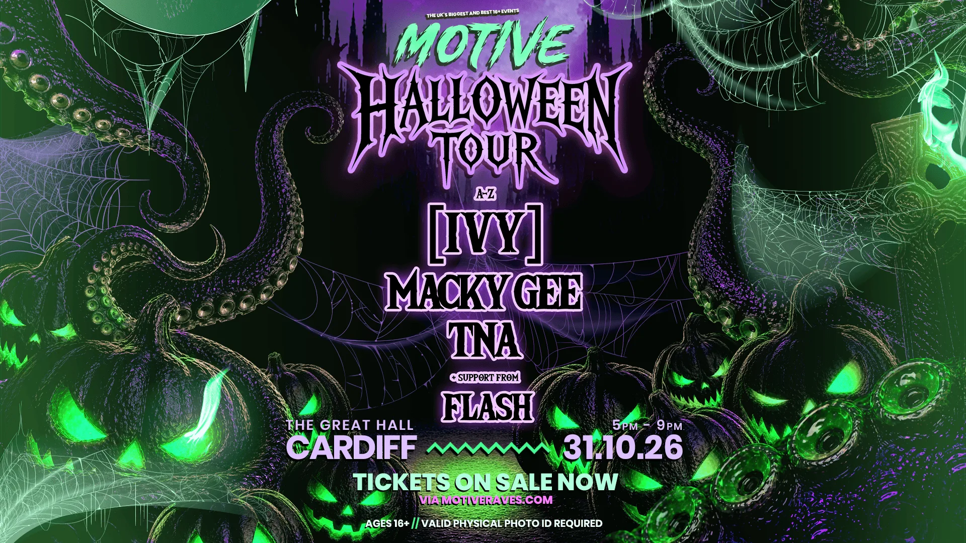 Cardiff 16+ Halloween Rave at The Great Hall