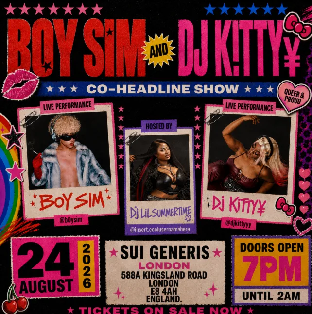 L!VE: Boy Sim & DJ K!TTY¥