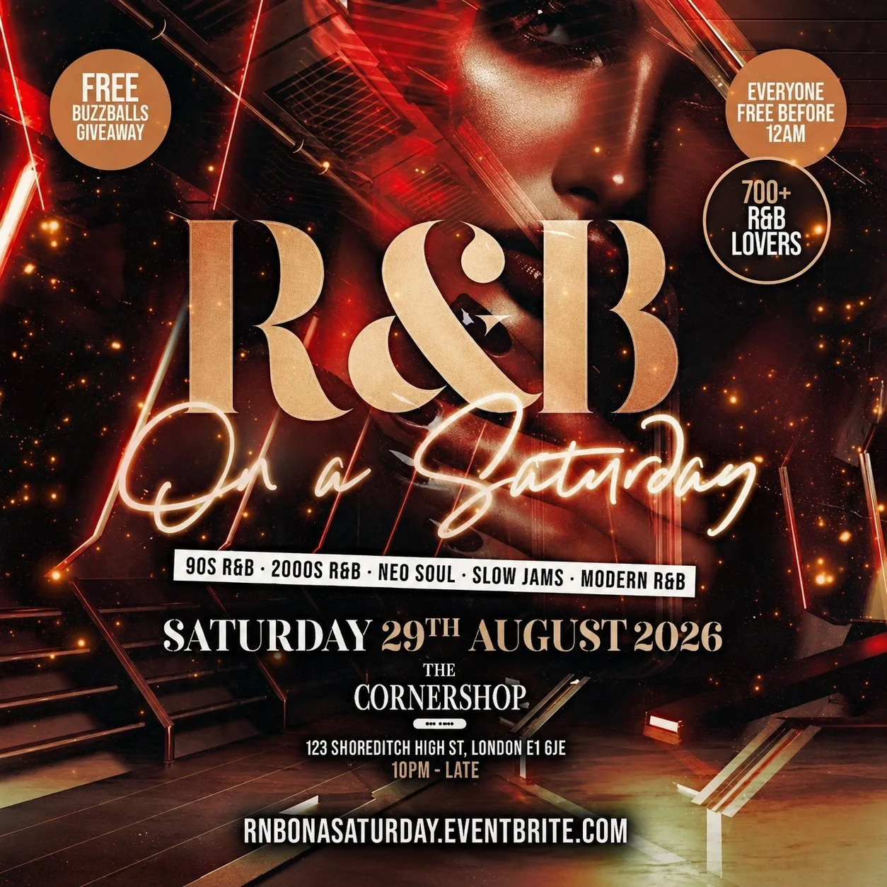 R&B On A Saturday - Shoreditch Free RnB Party