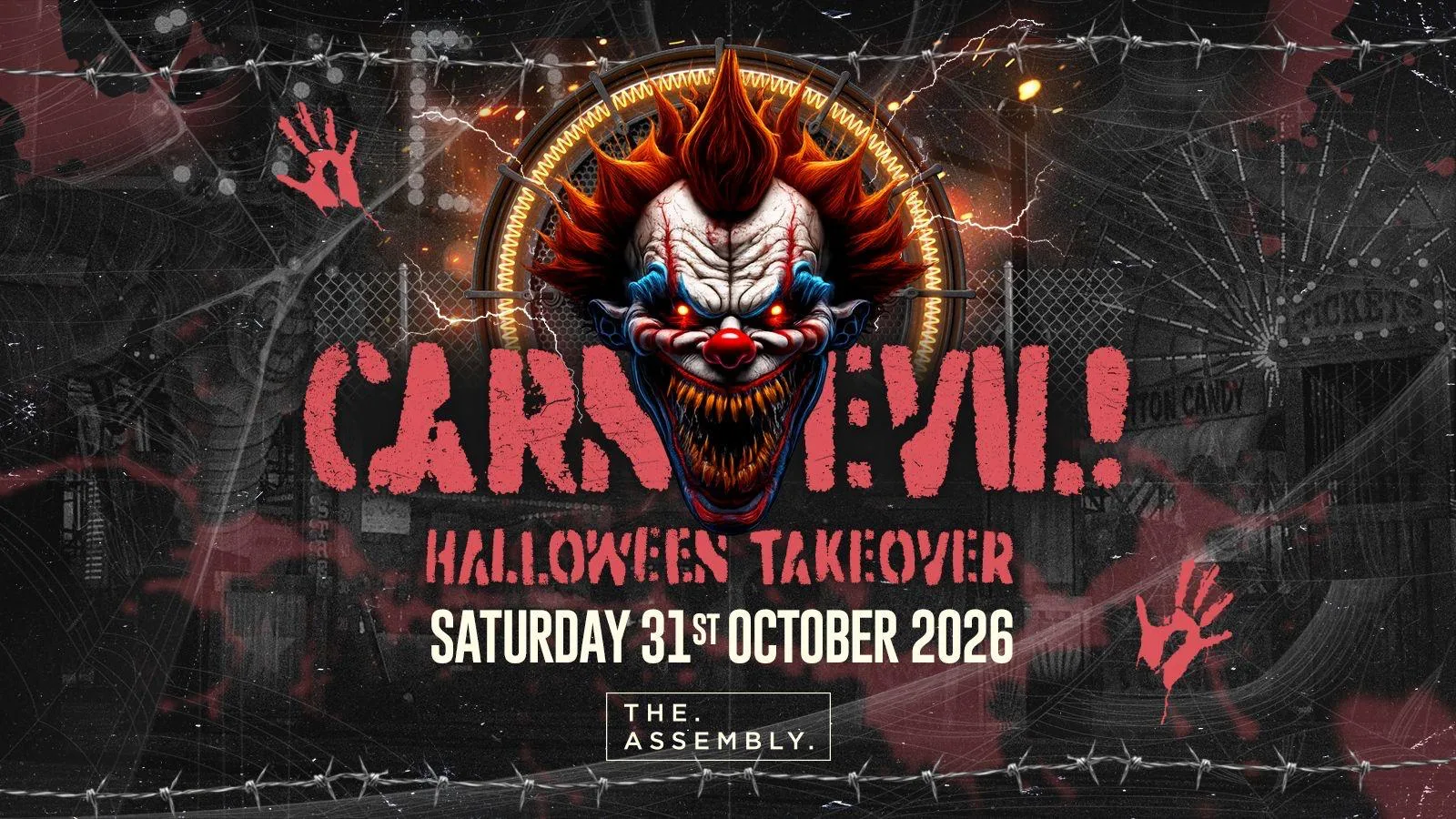 ASSEMBLY HALLOWEEN CARNEVIL - Saturday 31/10/26 at Assembly Leamington
