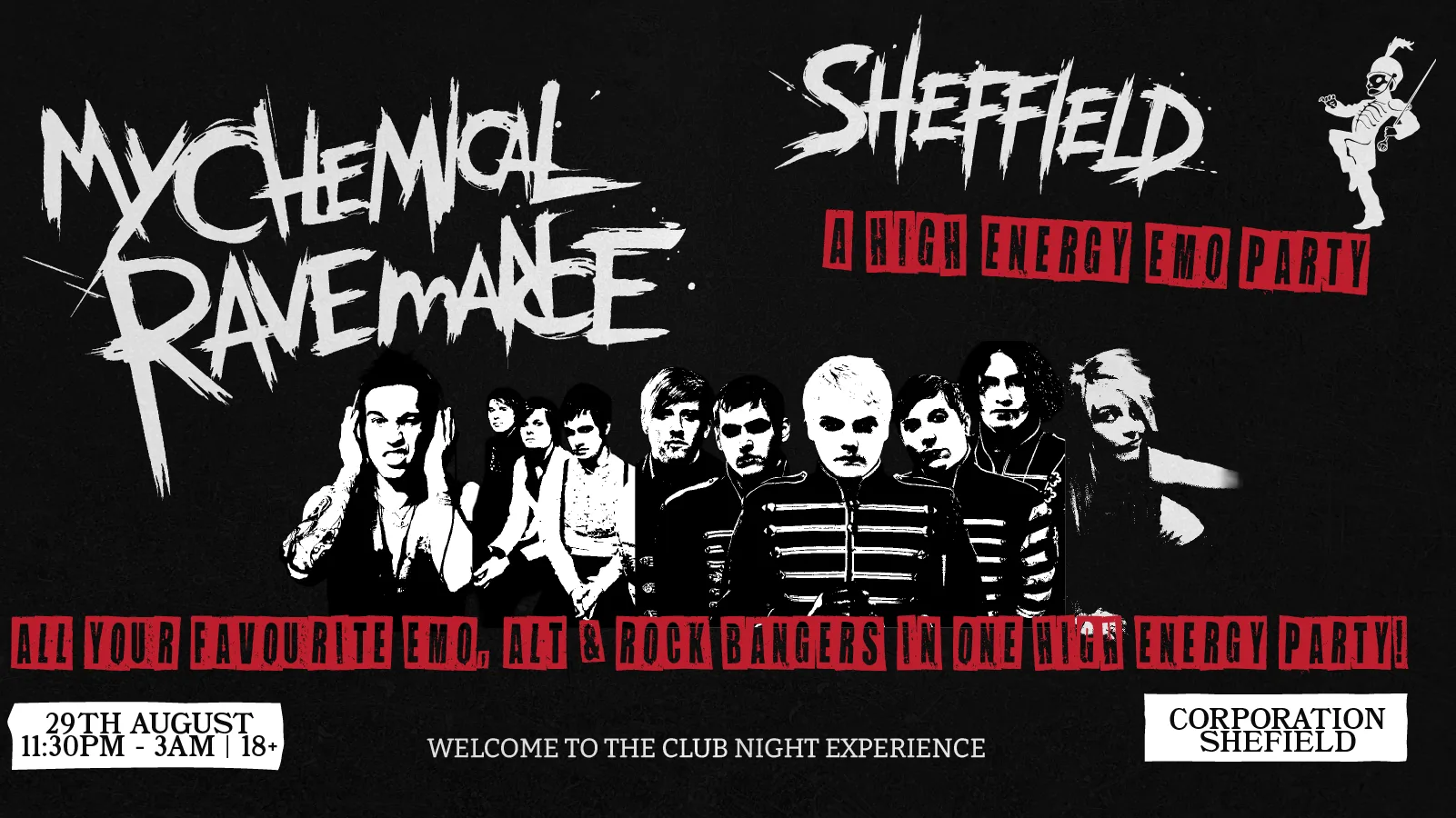 MY CHEMICAL RAVEMANCE: A HIGH ENERGY EMO PARTY // SHEFFIELD
