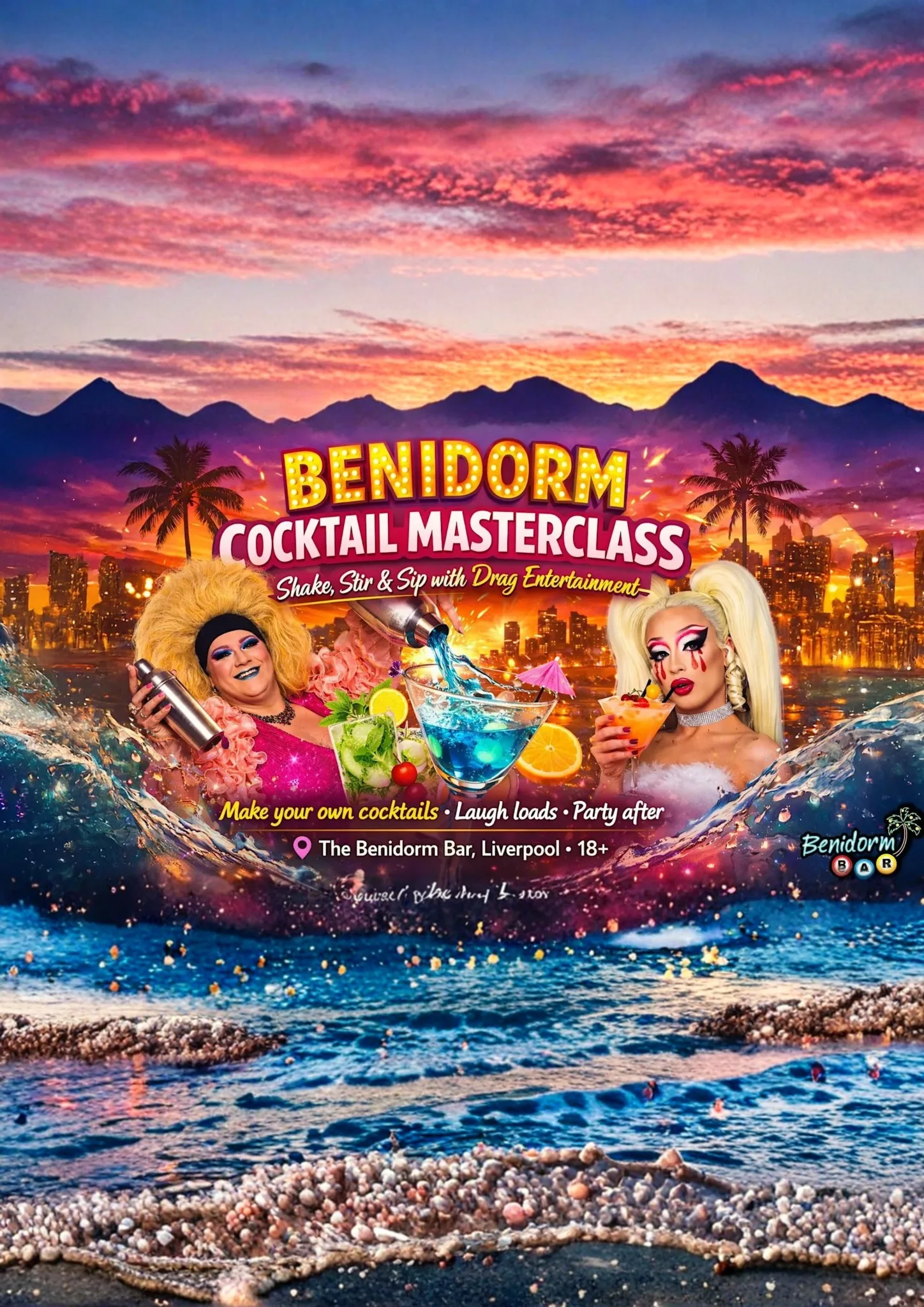 COCKTAIL MASTERCLASSES @ The Benidorm Bar, Liverpool - 13TH AUGUST at DYSCO Liverpool