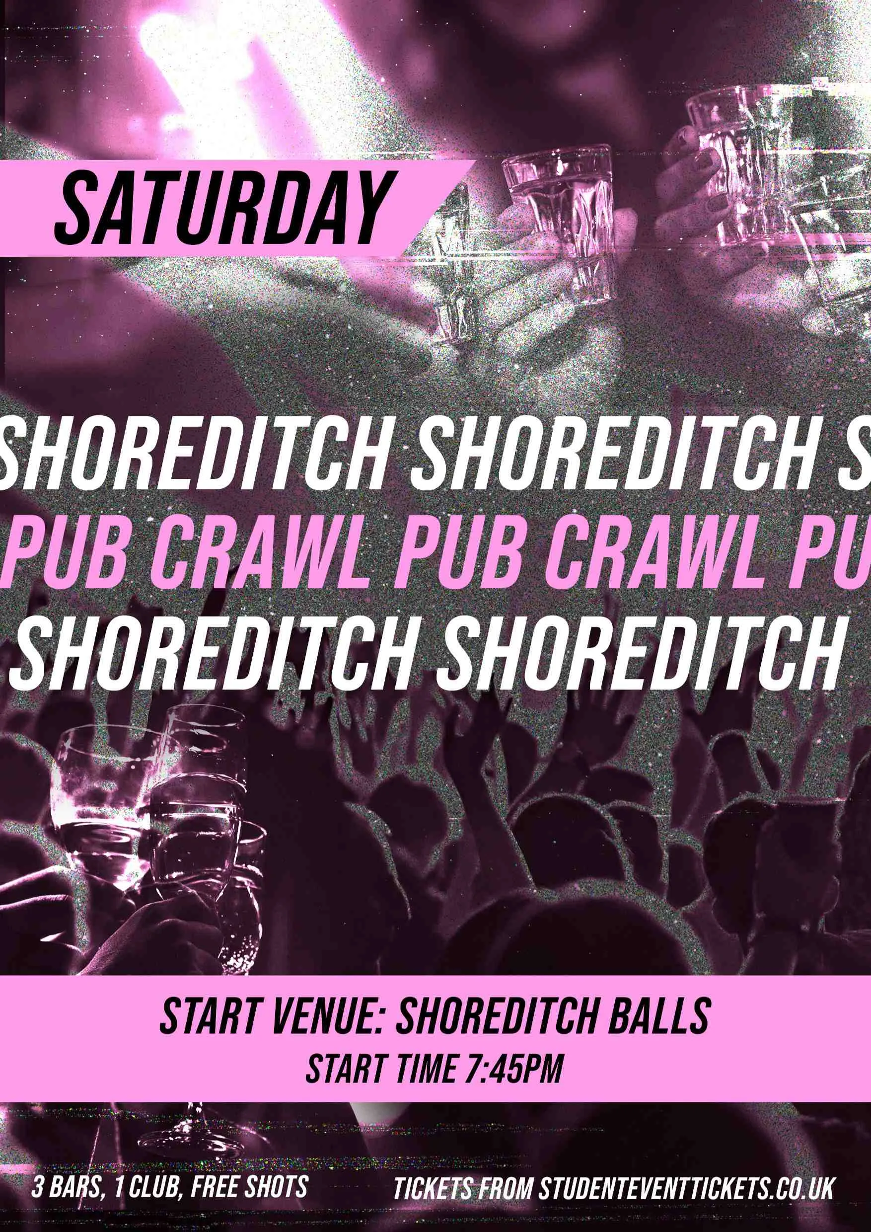 SHOREDITCH PUB CRAWL SATURDAY 7TH AUGUST at Shoreditch Balls