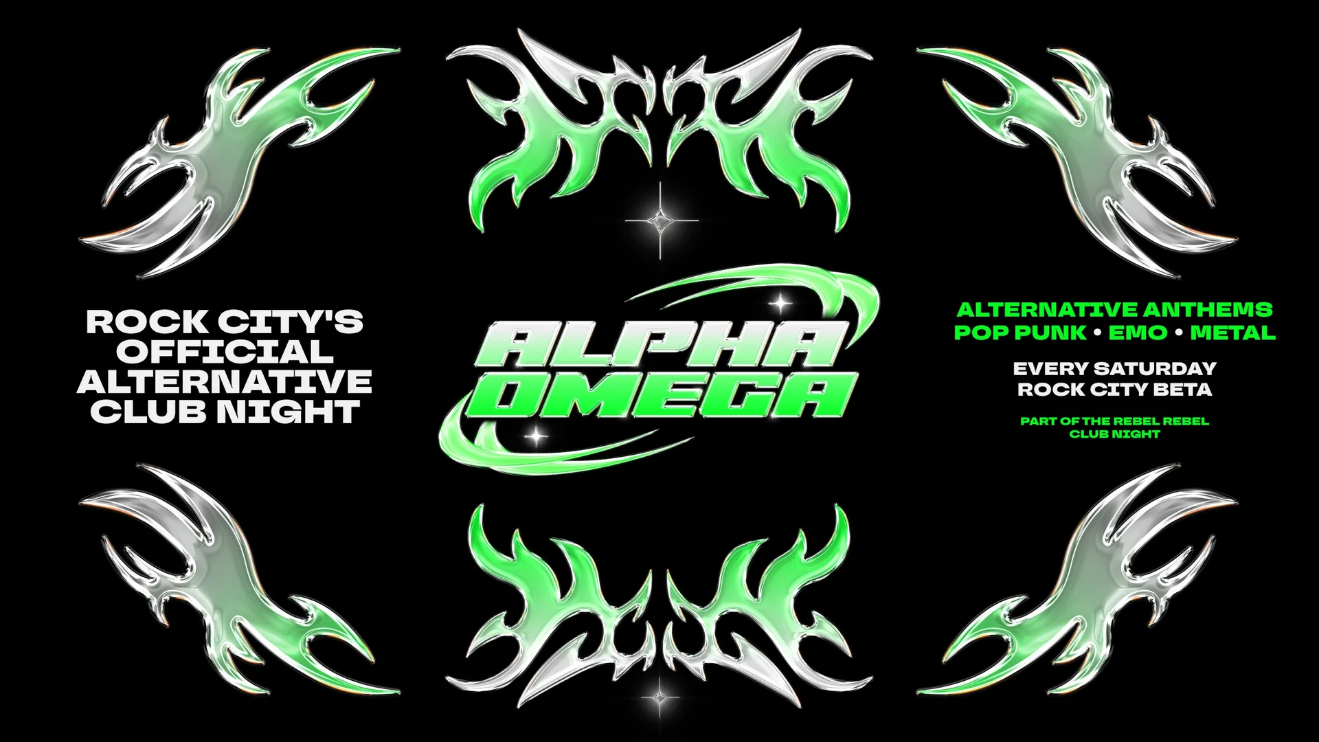 Alpha Omega - Nottingham's Best Alternative Club Night (POP PUNK | EMO | METAL) - 22/08/26 at Rock City