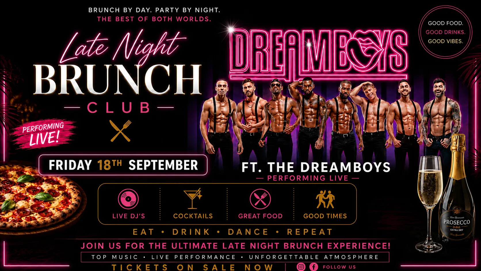 DREAMBOYS LIVE - LATE NIGHT BRUNCH CLUB