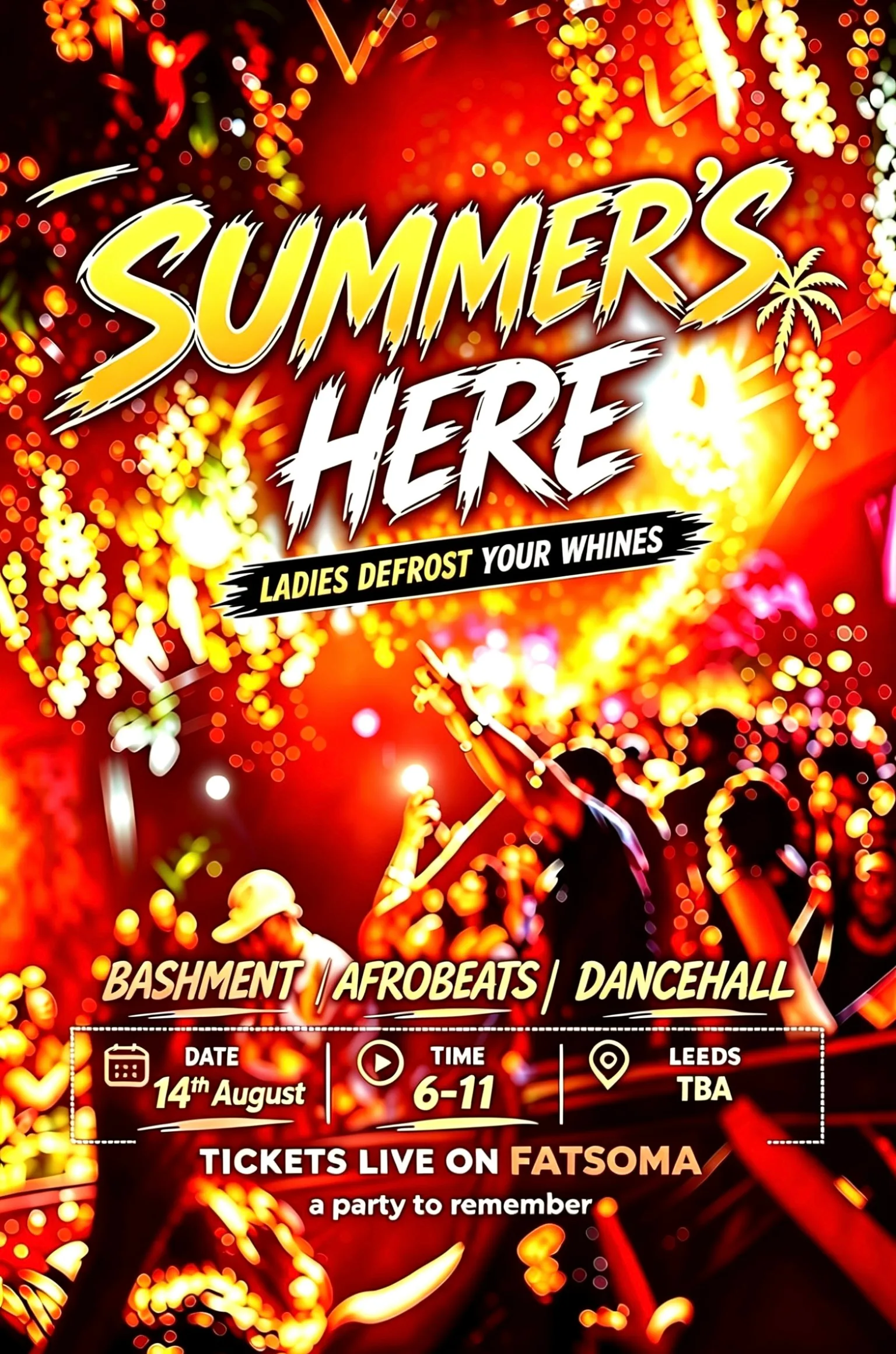 Summers here- dtv events at Leeds Caribbean & African Centre CIC
