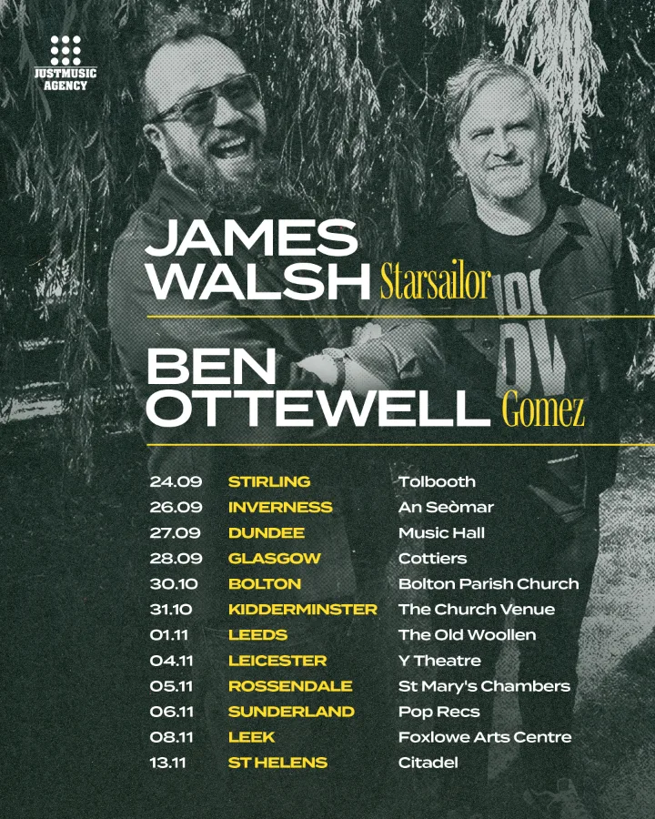 An Evening with Ben Ottewell (Gomez) and James Walsh (Starsailor) at Pop Recs / Sonny's Coffee & Kitchen