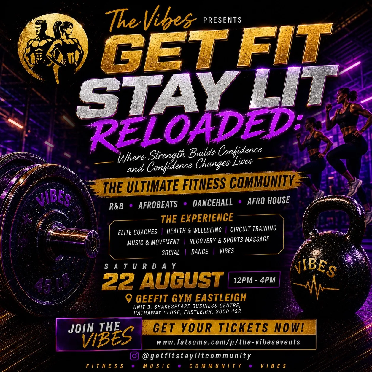 GET FIT STAY LIT: RELOADED @ GEEFIT GYM - EASTLEIGH at Geefit Group Training Gym Eastleigh