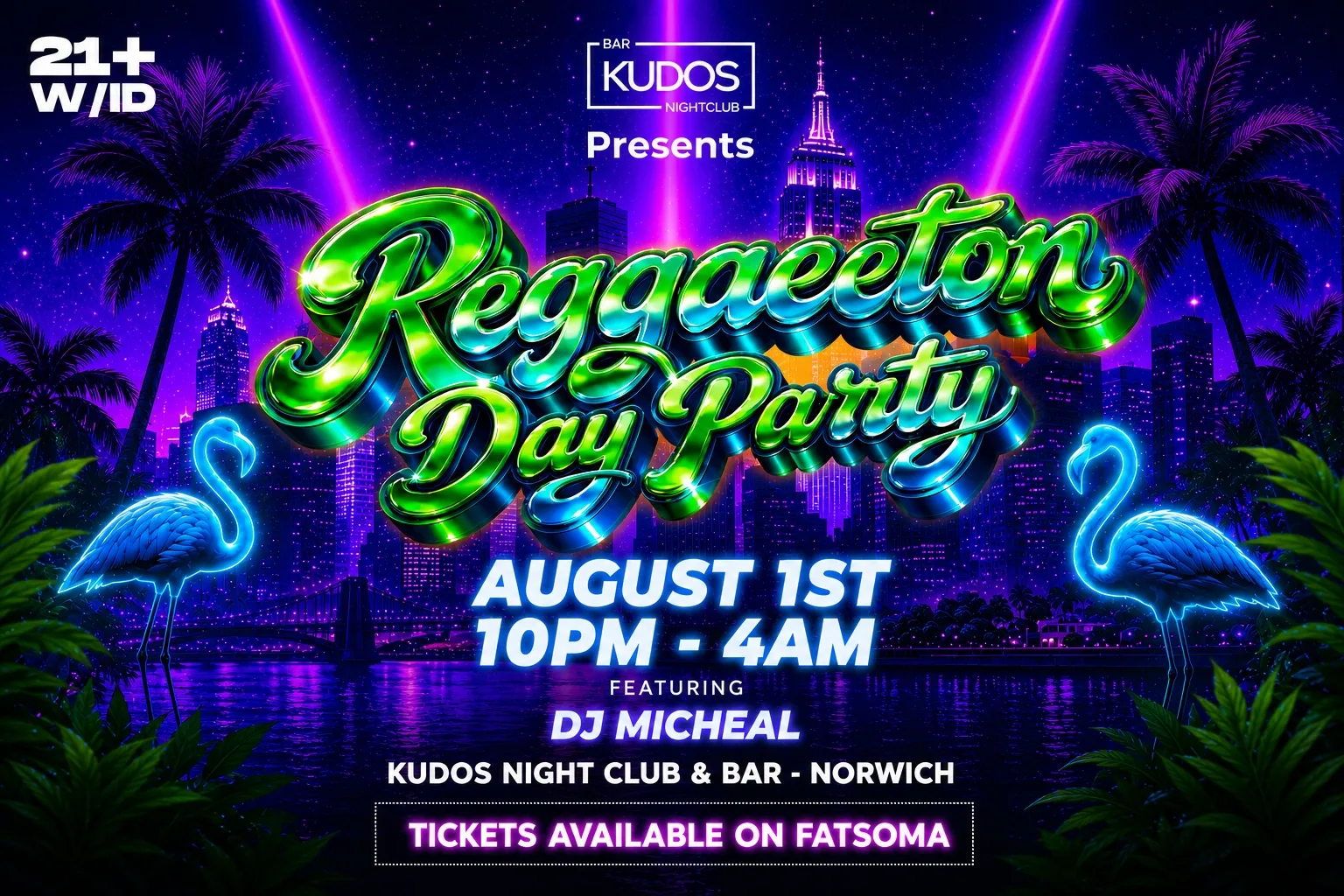 Kudos Presents: Reggaeton Night at KUDOS Bar and Nightclub