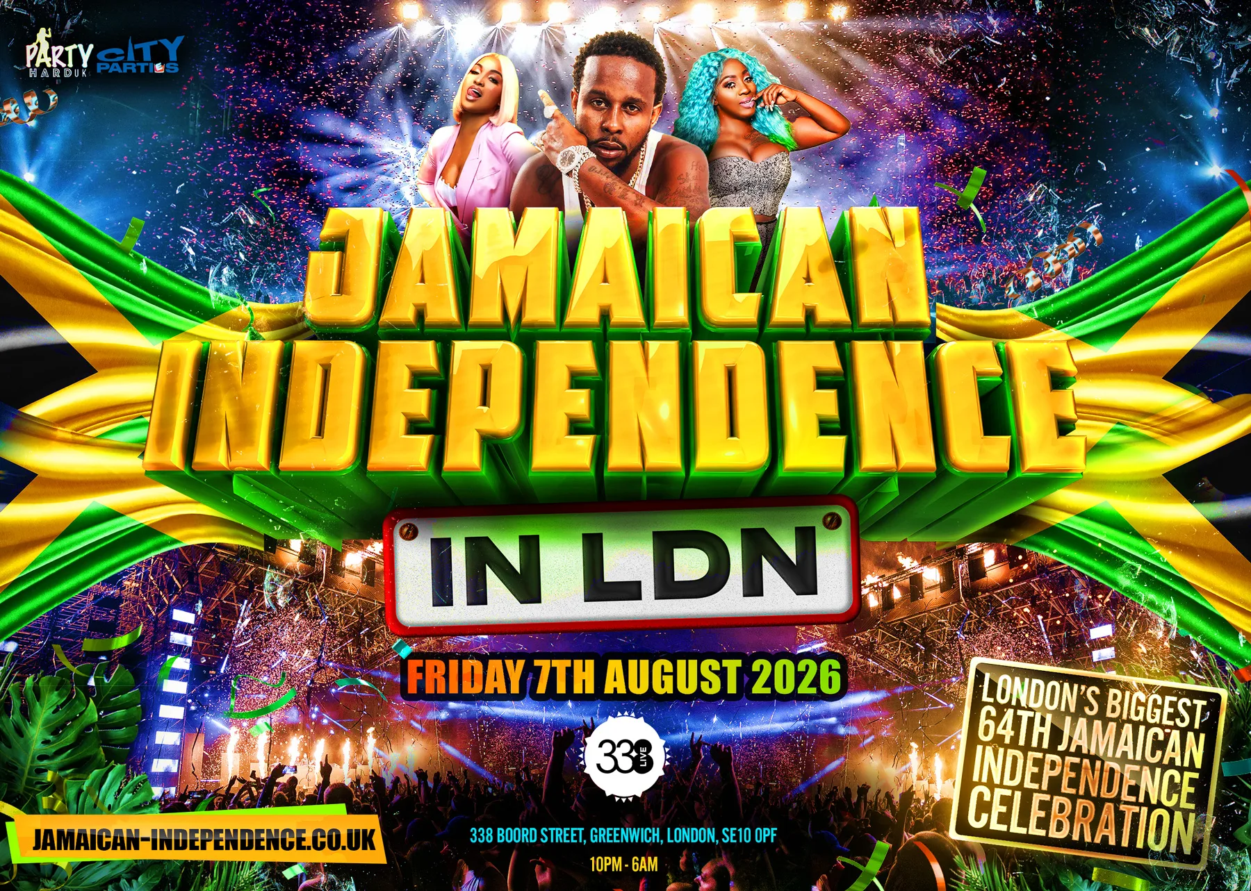 Jamaican Independence In London at Studio 338