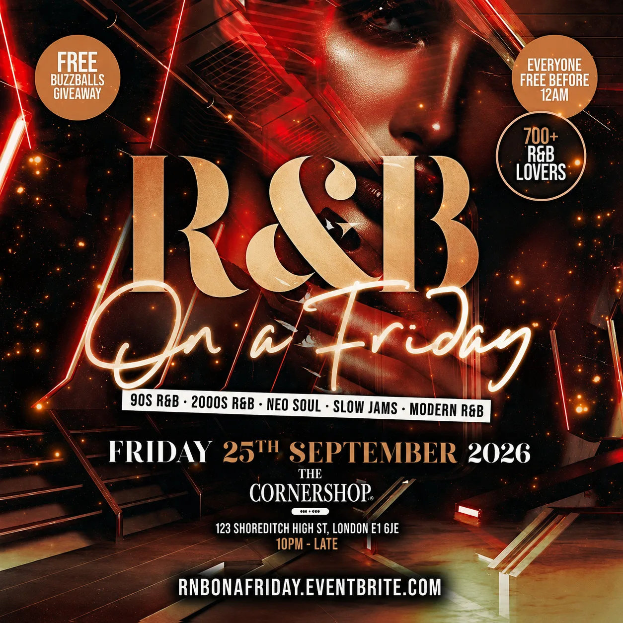 R&B On A Friday - Shoreditch Free RnB Party at The Cornershop Bar
