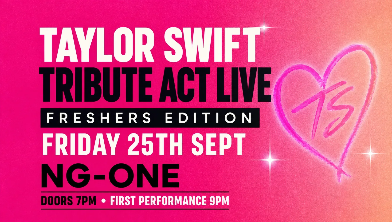 Freshers Taylor Swift Tribute at NG-ONE