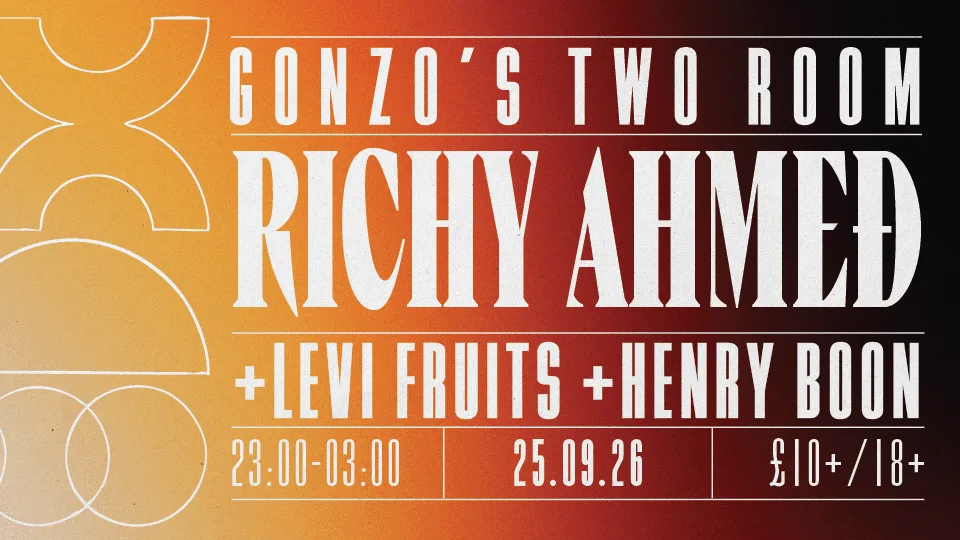 Richy Ahmed at Gonzo's Tea Room
