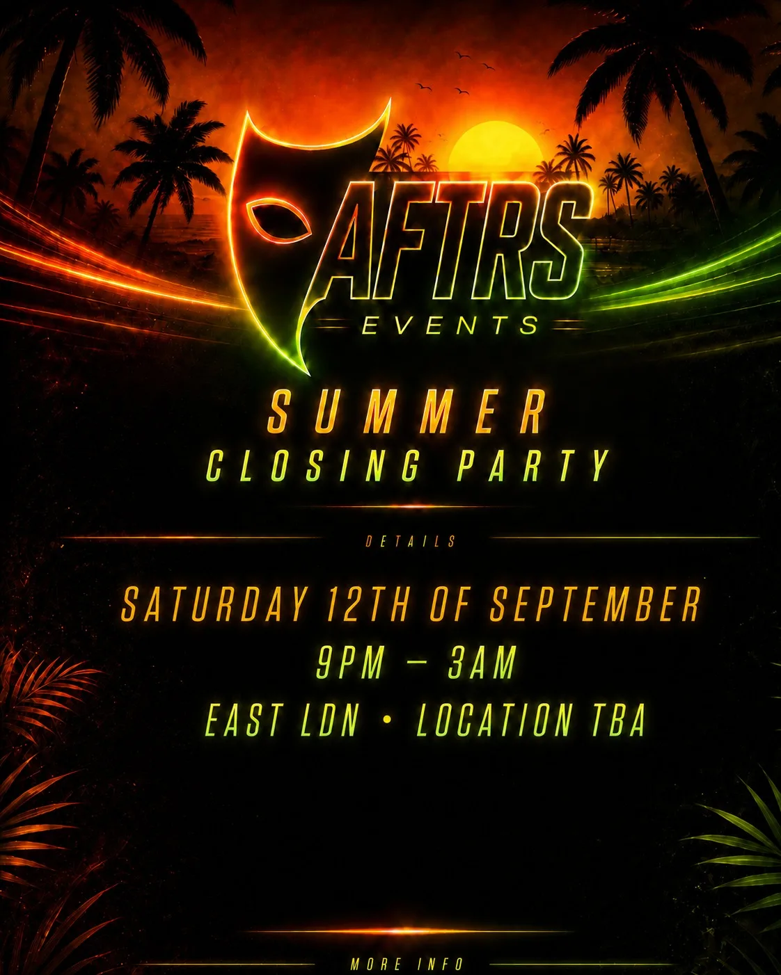 AFTRS PRESNETS: Summer closing party at TBA
