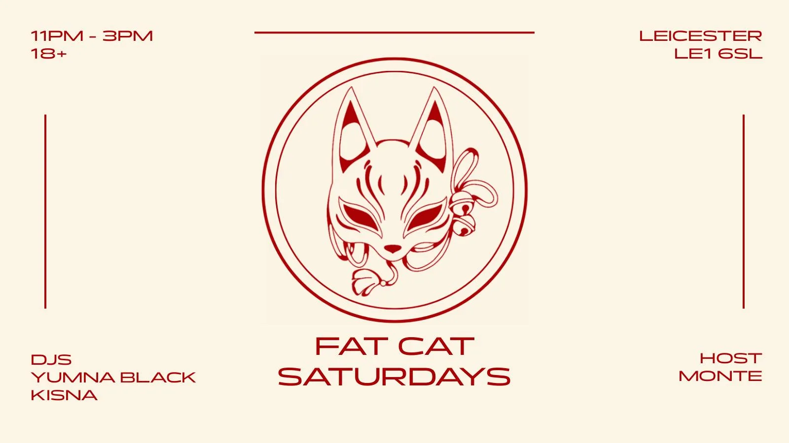 FAT CAT SATURDAYS | The Official RnB & HipHop Session at Fat Cat Cocktail Bar & Lounge