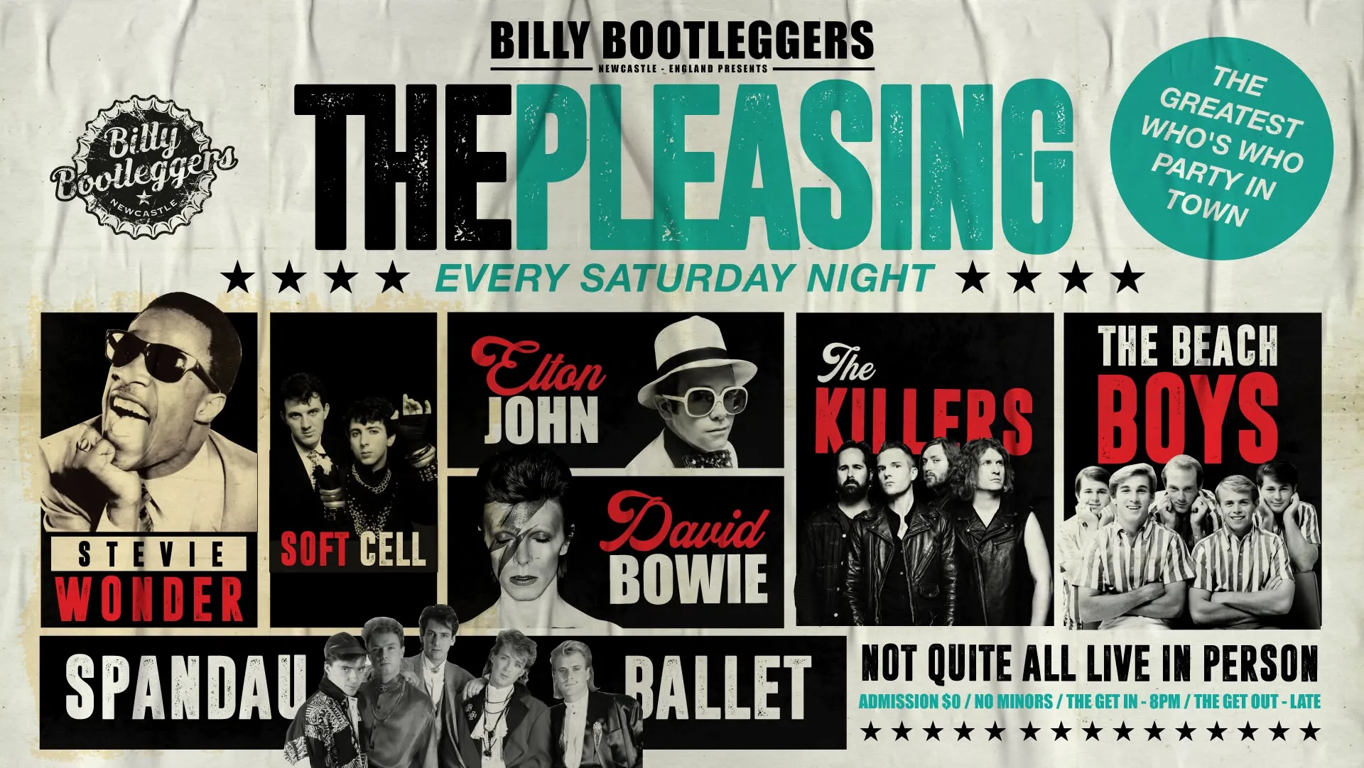 The Pleasing - Saturday Nights @ Billy's at Billy Bootleggers