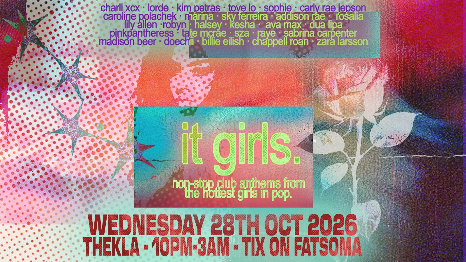 it girls halloween special. non-stop club anthems from the hottest girls in pop. at Thekla