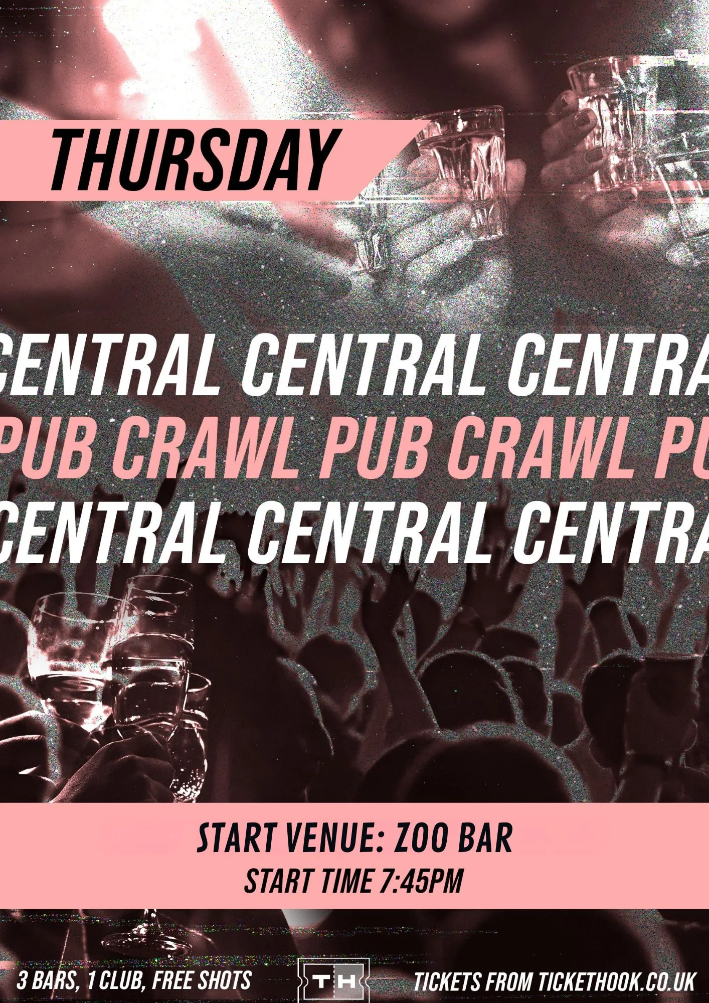 CENTRAL LONDON PUB CRAWL THURSDAY 10TH SEPTEMBER at Zoo Bar & Club